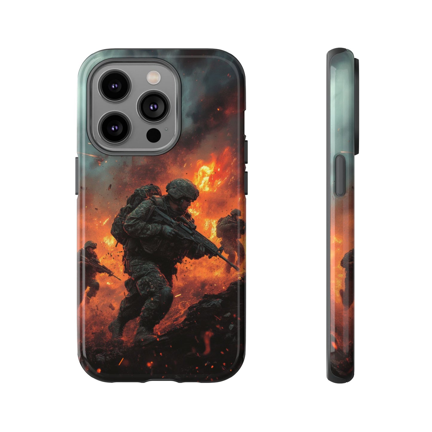 Epic Battlefield Soldier Phone Case - iPhone, Google Pixel, Samsung Galaxy