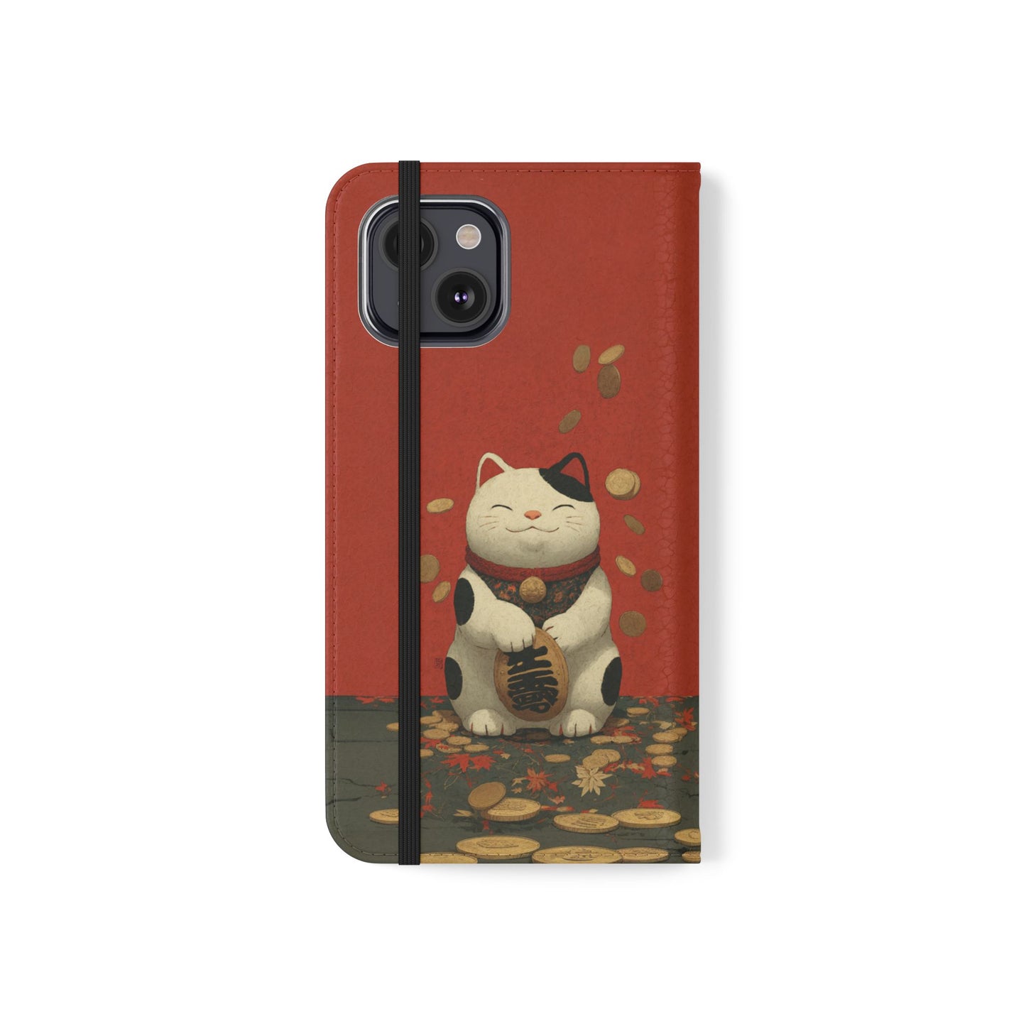 Lucky Cat - Wallet Flip Case