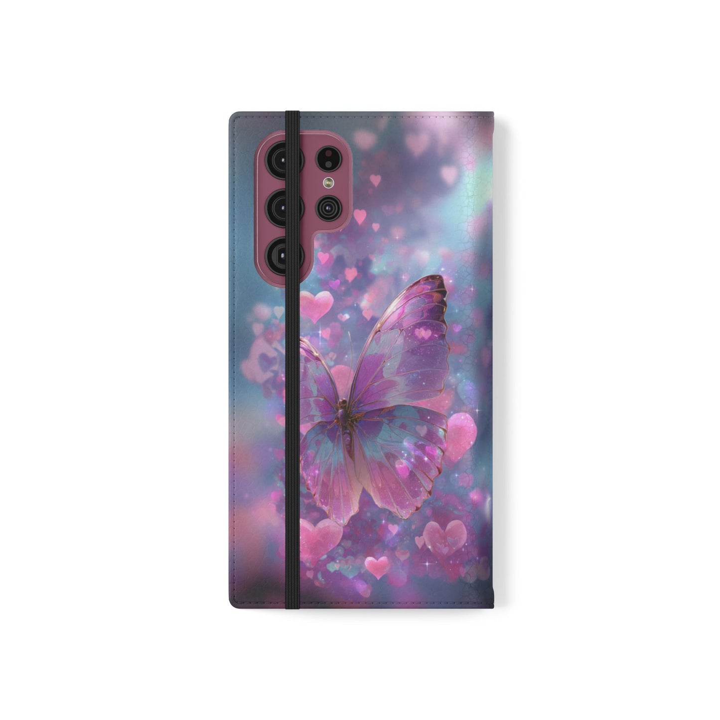 Cupid's Flutter Butterfly - Wallet Flip Case