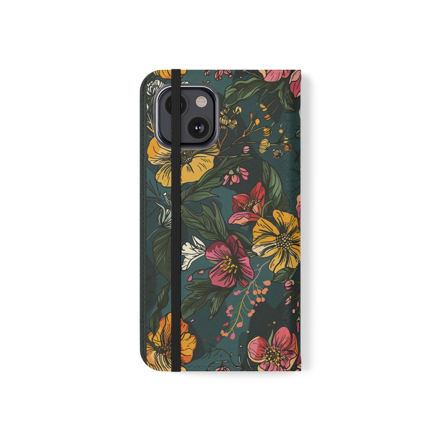 Vintage Floral Bloom - Wallet Flip Case