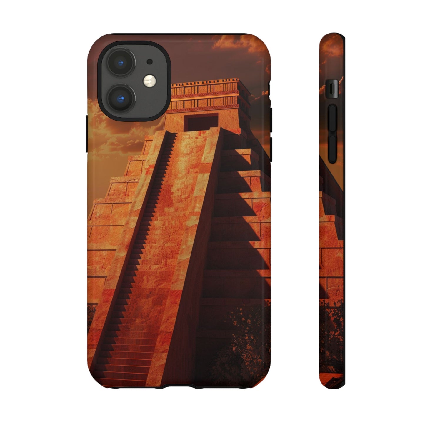 Mayan Pyramid Twilight Phone Case – iPhone, Google Pixel, Samsung Galaxy