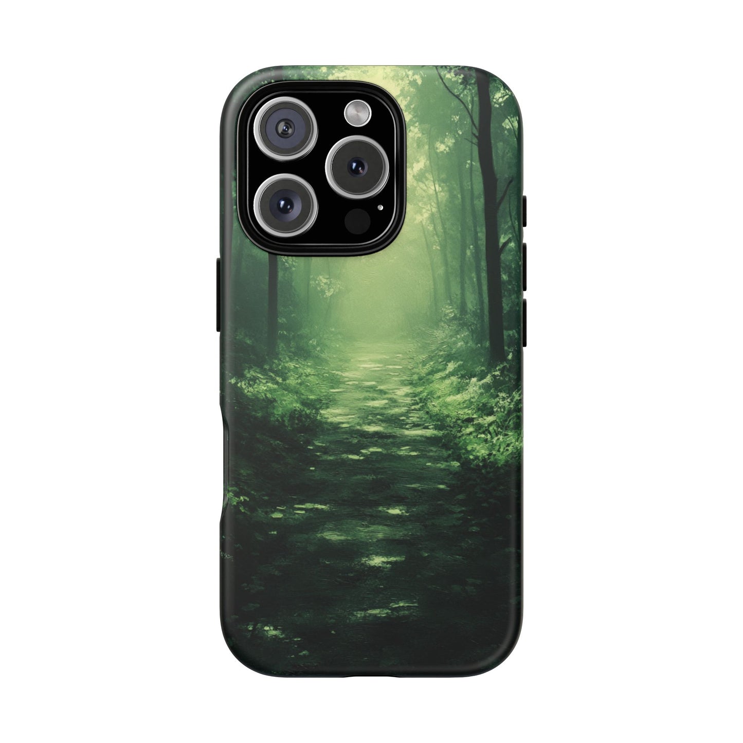 Emerald Mist Forest Path - Tough iPhone Case