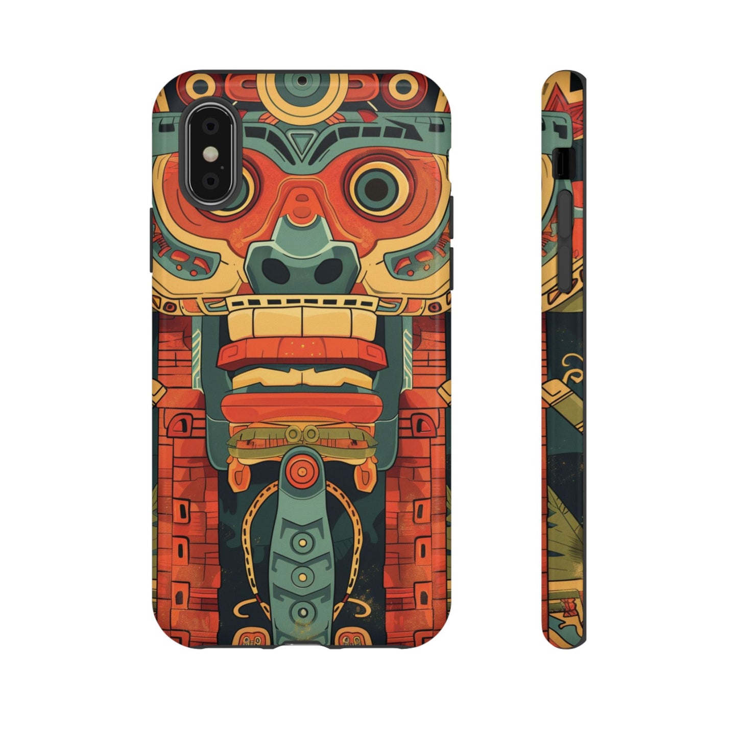 Vivid Ancient Glyphs Phone Case - iPhone, Google Pixel, Samsung