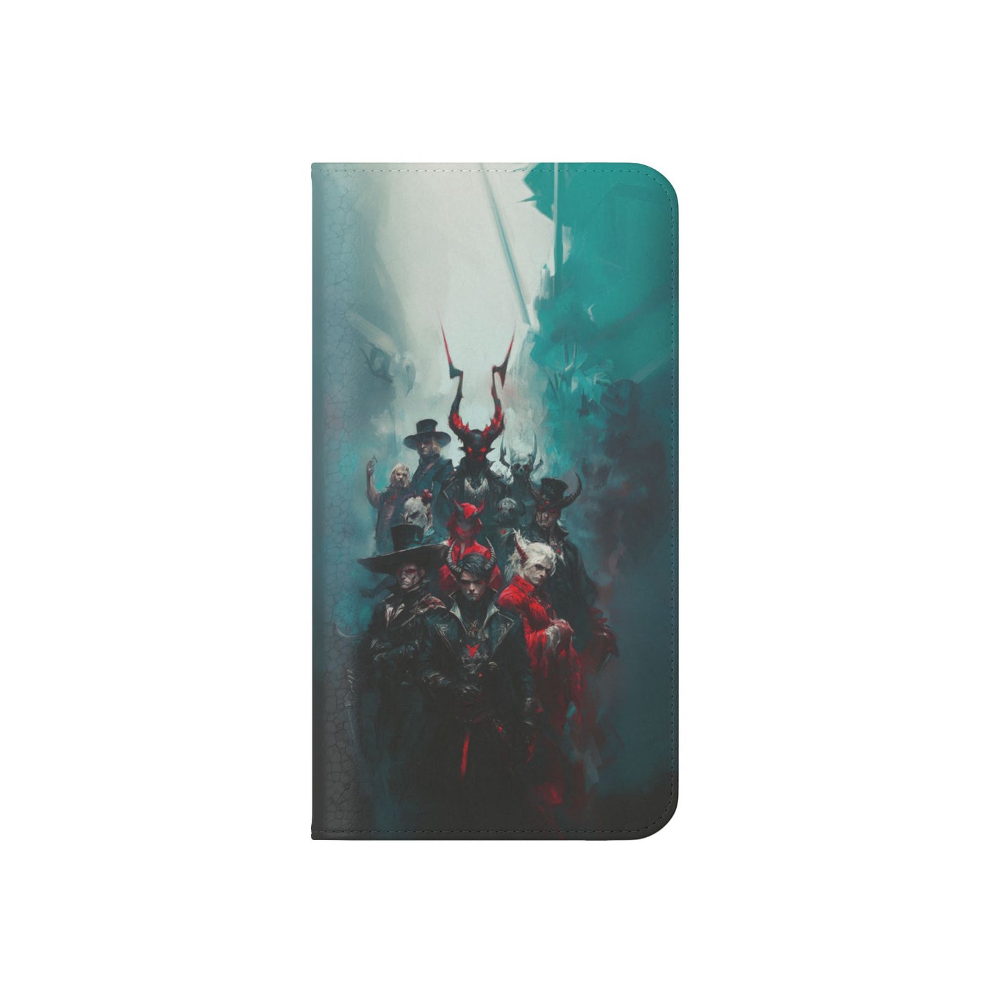 Dark Fantasy Demon Hunters - Wallet Flip Case
