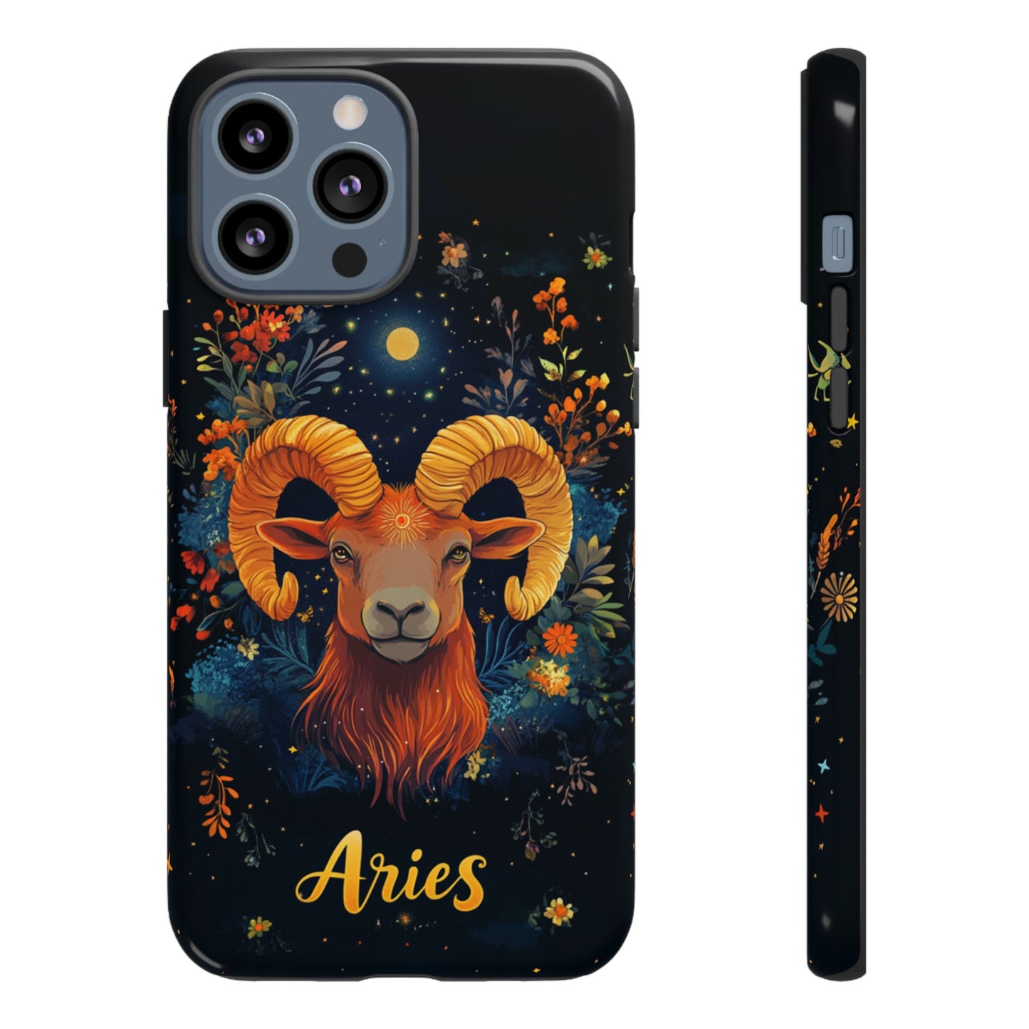 Aries Celestial Bloom Phone Case – iPhone, Google Pixel, Samsung Galaxy