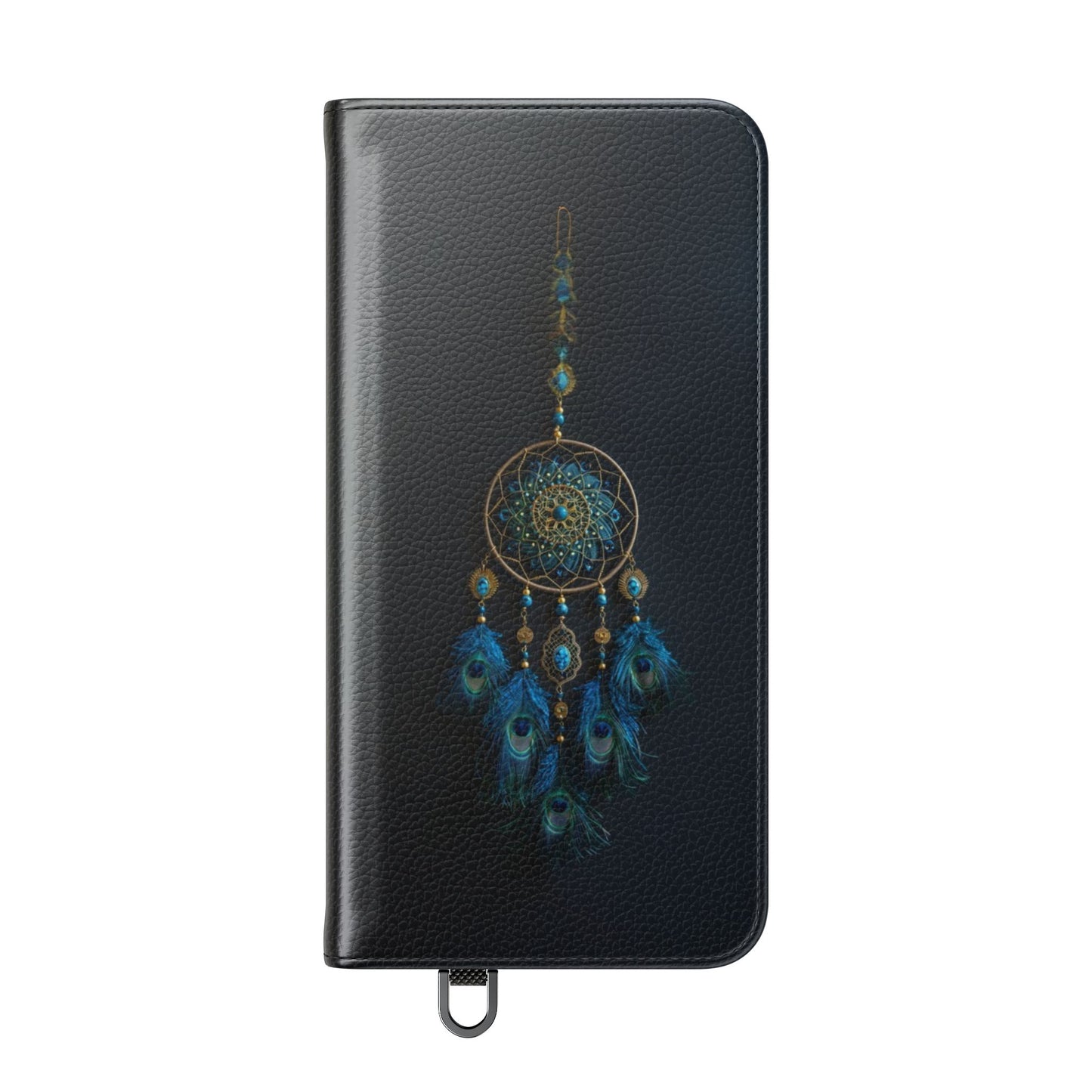Peacock Feather Dreamcatcher - Wallet Flip Case