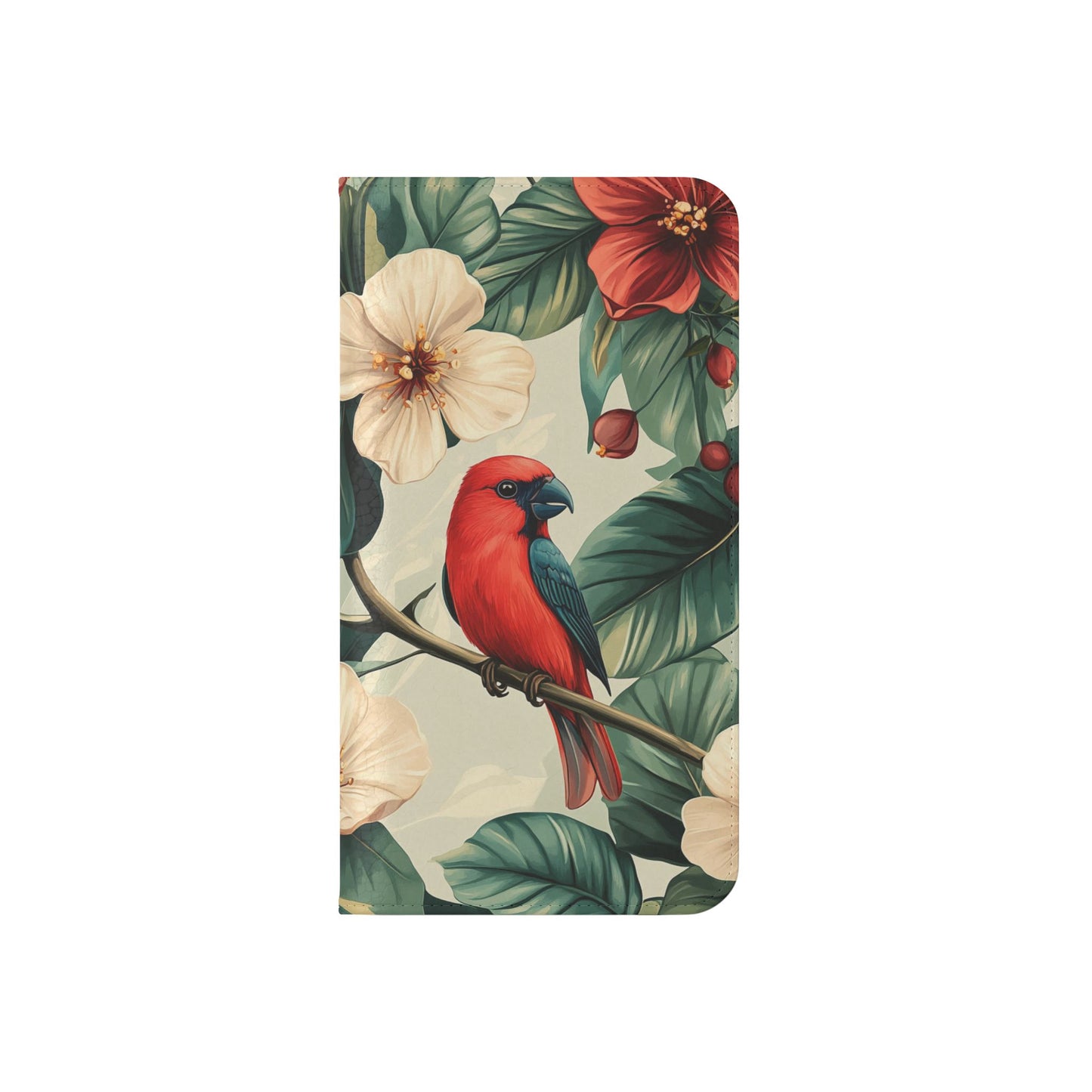 Scarlet Songbird - Wallet Flip Case