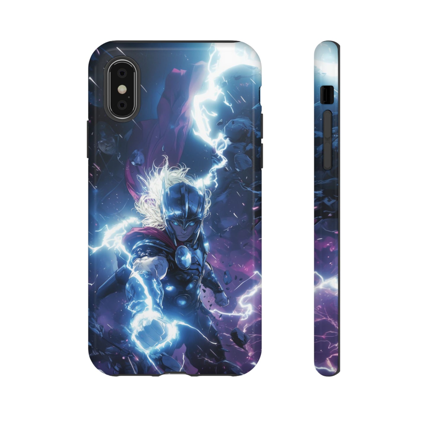 Lightning Fury: Thor Anime Action Phone Case - iPhone, Google Pixel, Samsung