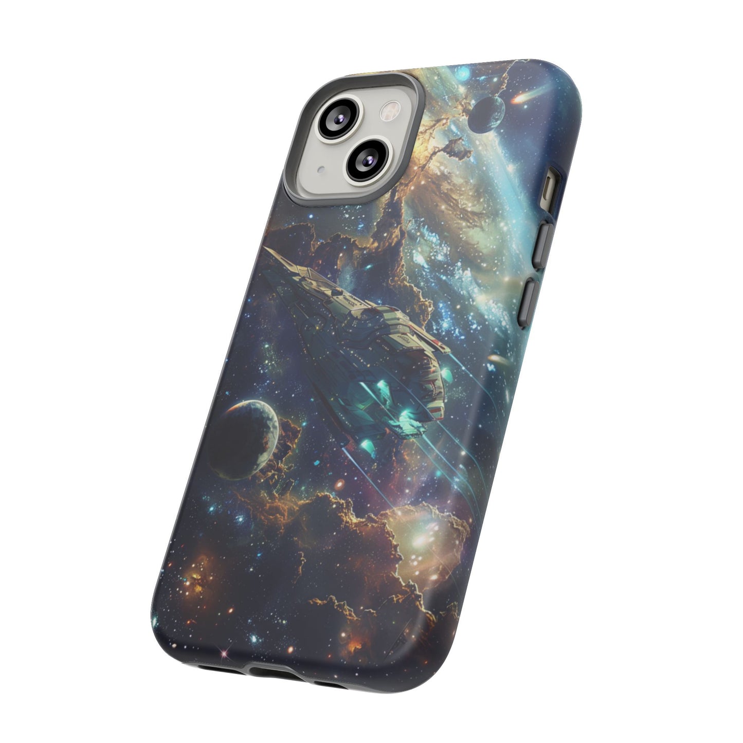 Galactic Voyage: Futuristic Spaceship - iPhone, Google Pixel, Samsung Galaxy