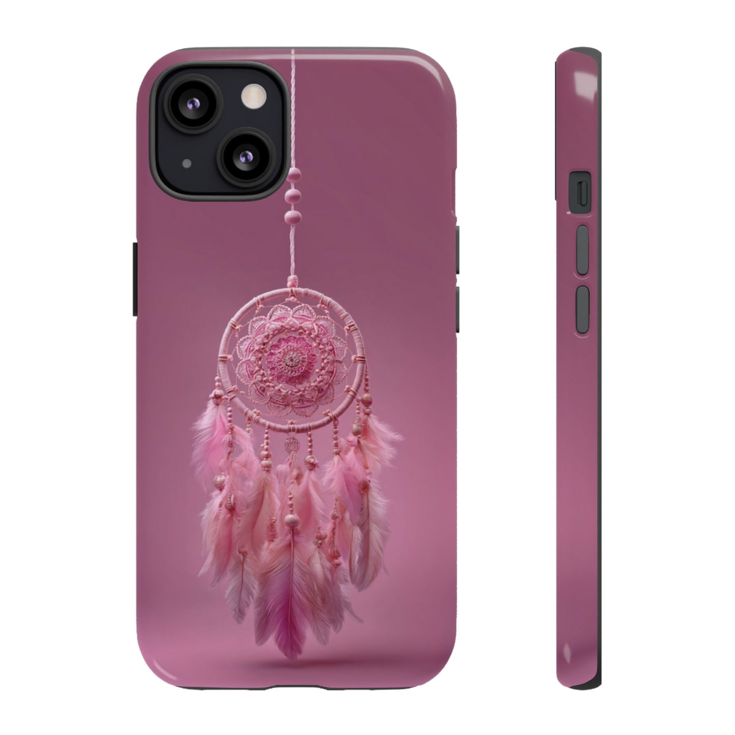 Pink Lace Dreamcatcher - Tough iPhone Case