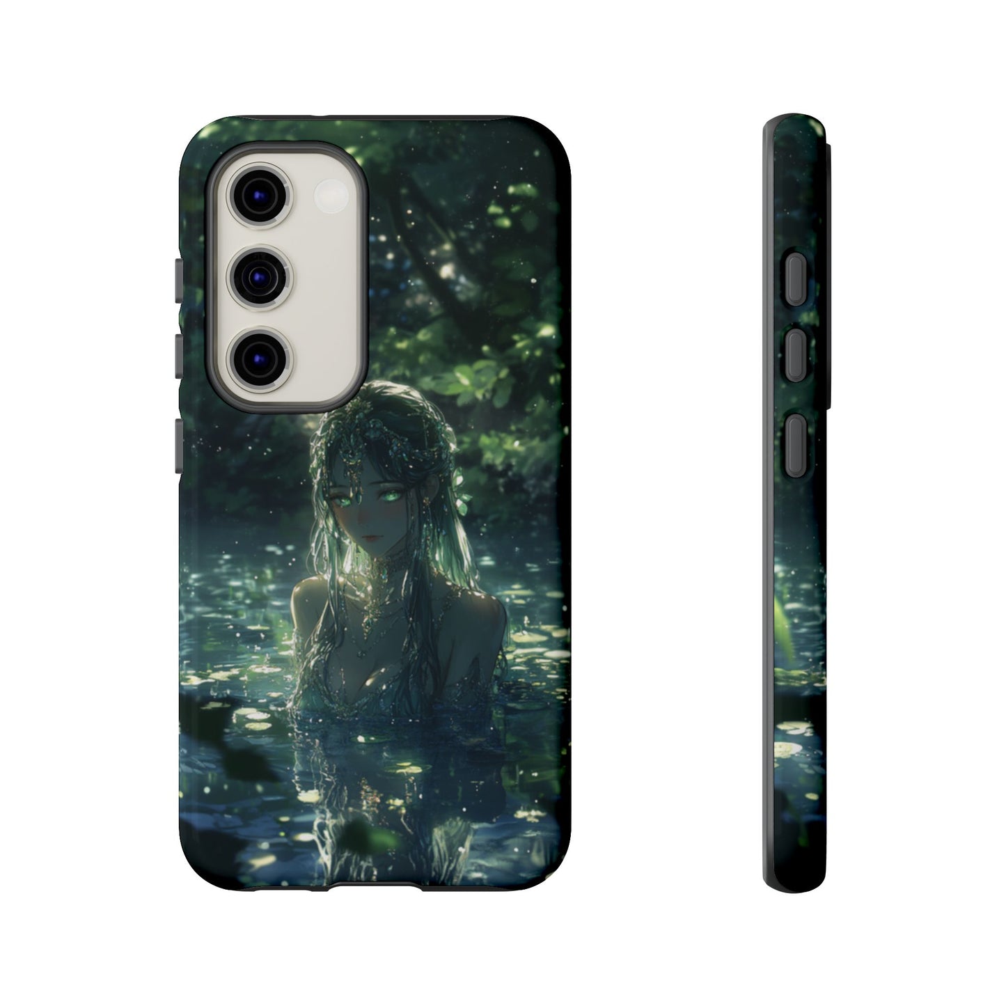 Forest Water Nymph Green Eyes Pond - Tough Samsung Galaxy Case
