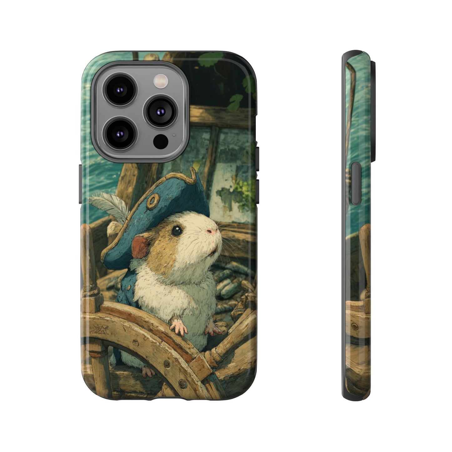 Pirate Captain Guinea Pig - Tough iPhone Case