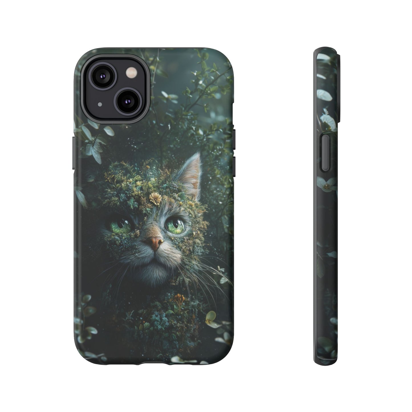 Forest Fantasy Cat Phone Case – iPhone, Google Pixel, Samsung Galaxy