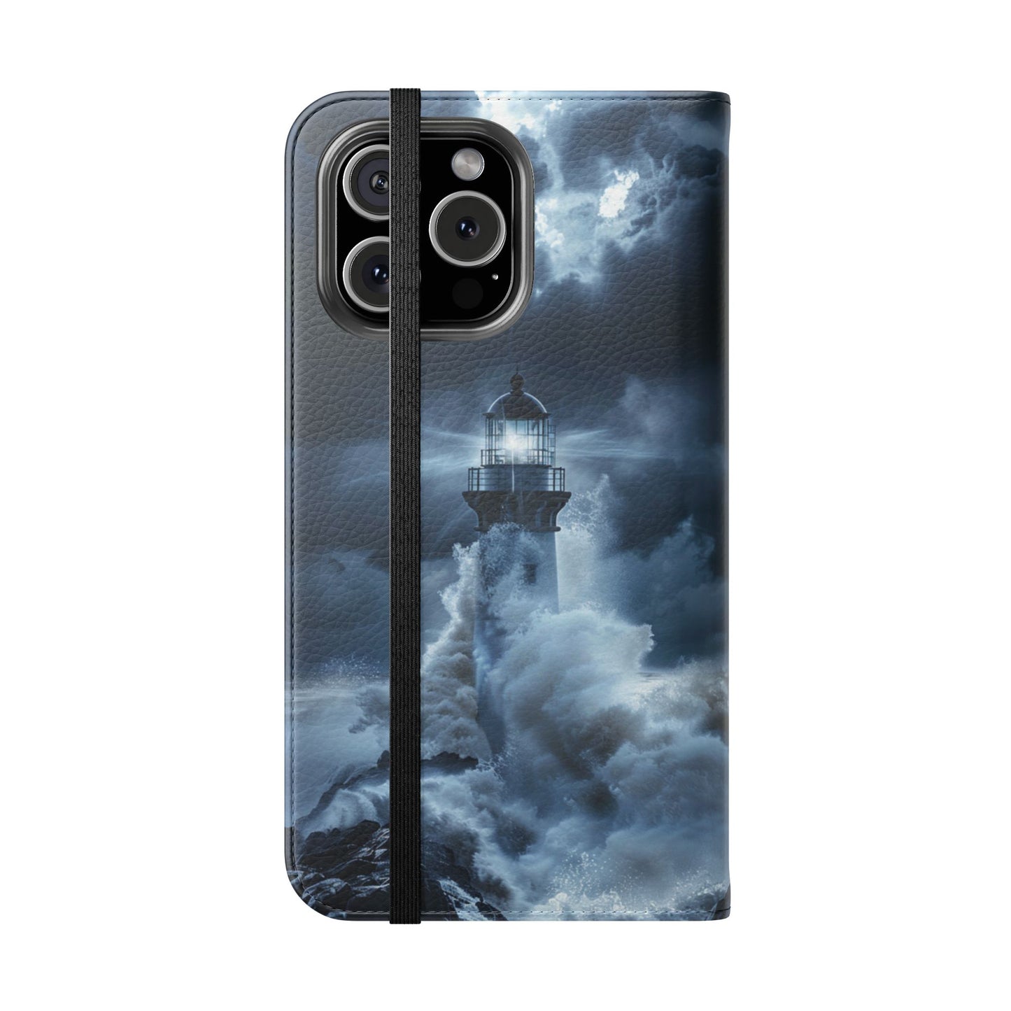 Stormbound Lighthouse - Wallet Flip Case