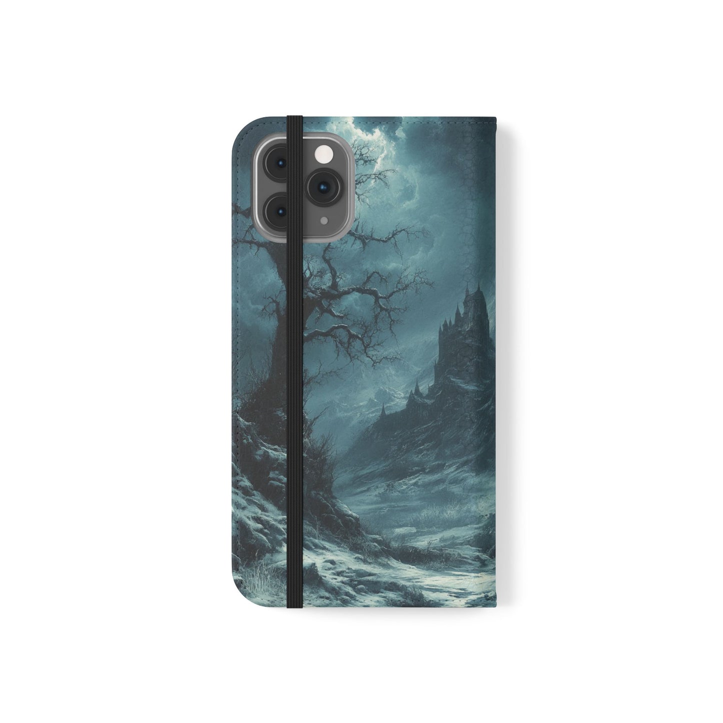 Stormy Castle - Wallet Flip Case