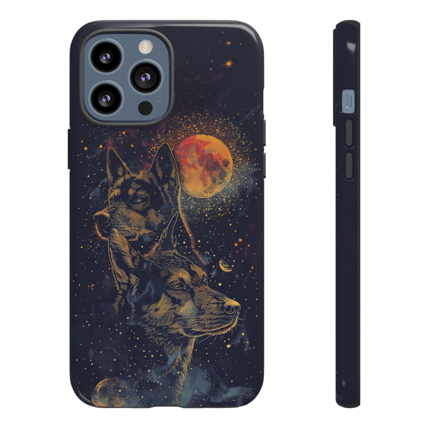 German Shepherd Celestial Phone Case – iPhone, Google Pixel, Samsung Galaxy