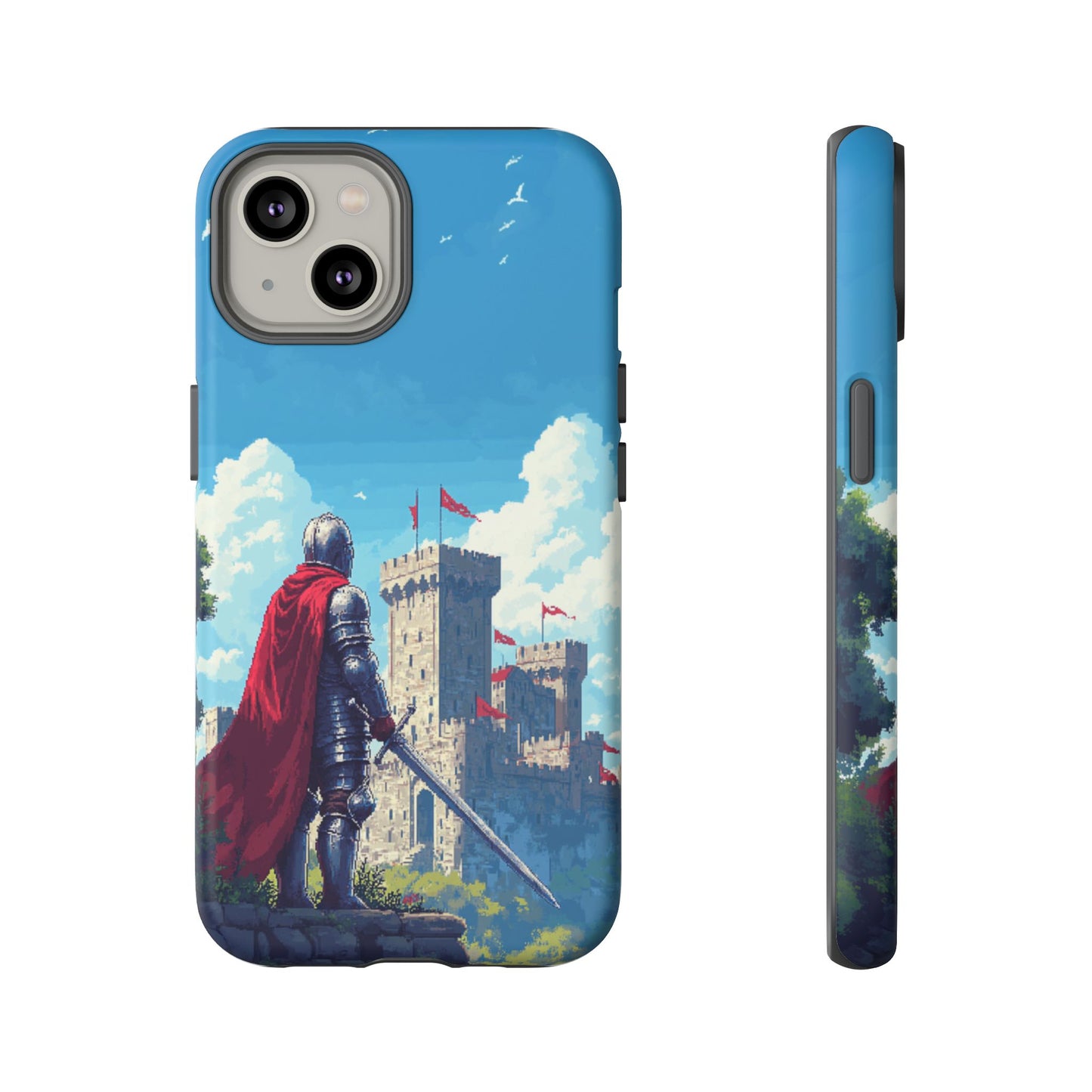 Pixel Knight Adventure Phone Case - iPhone, Google Pixel, Samsung Galaxy