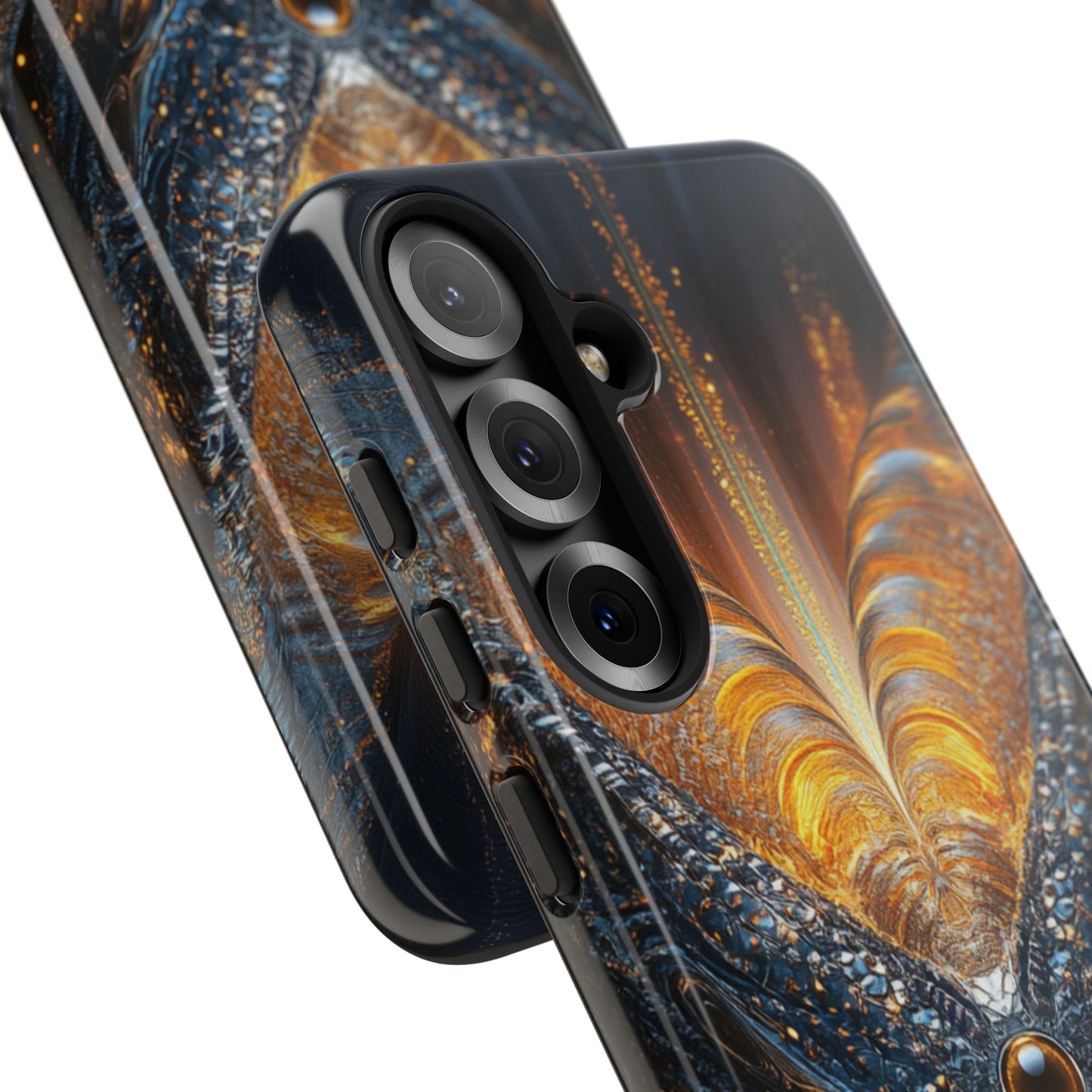 Obsidian Flare Fractal – Tough Samsung Galaxy Case