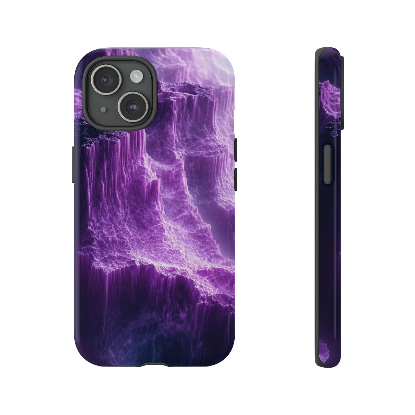 Purple Crystal Canyon - Tough iPhone Case