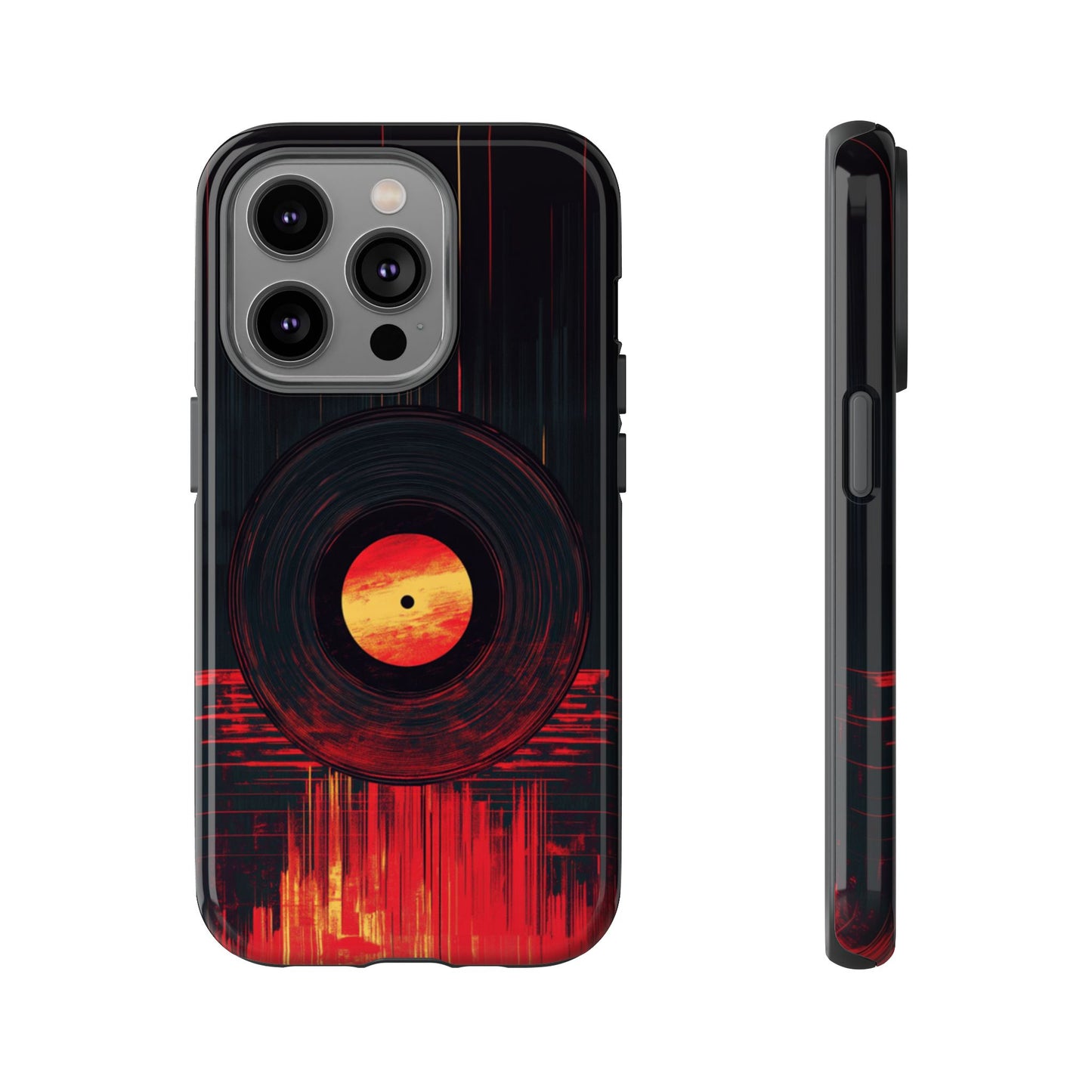 Retro Vinyl Record Phone Case - iPhone, Google Pixel, Samsung Galaxy