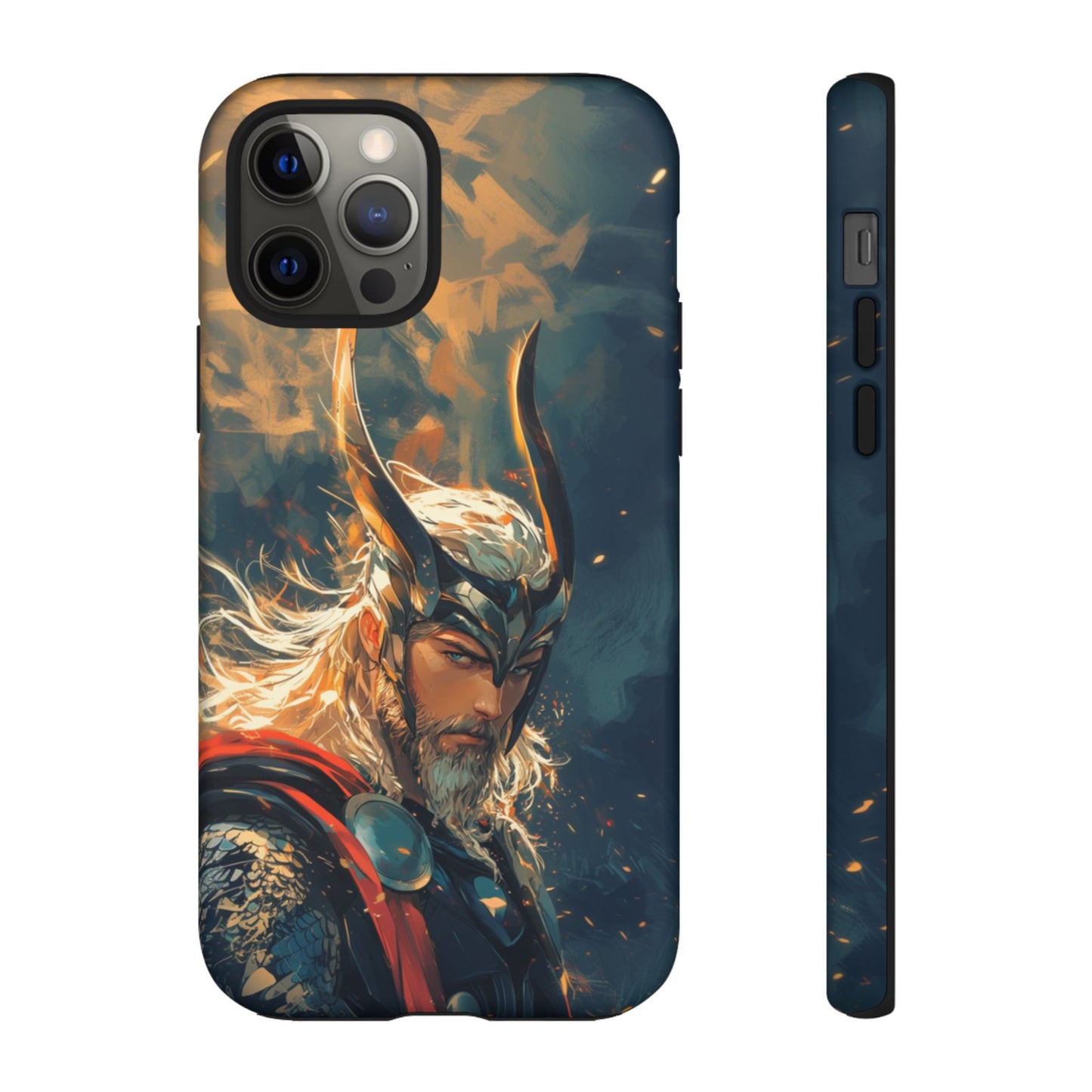 Storm-Bringer: Epic Thor Anime-Style Phone Case - iPhone, Google Pixel, Samsung