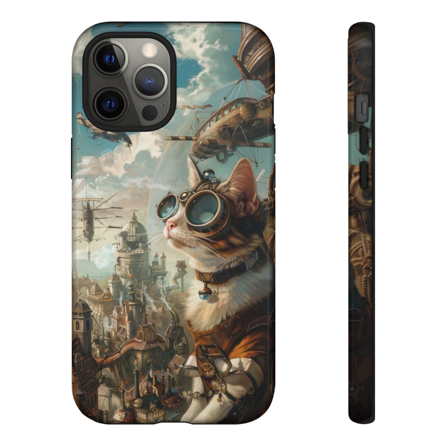 Steampunk Aviator Cat - Tough iPhone Case