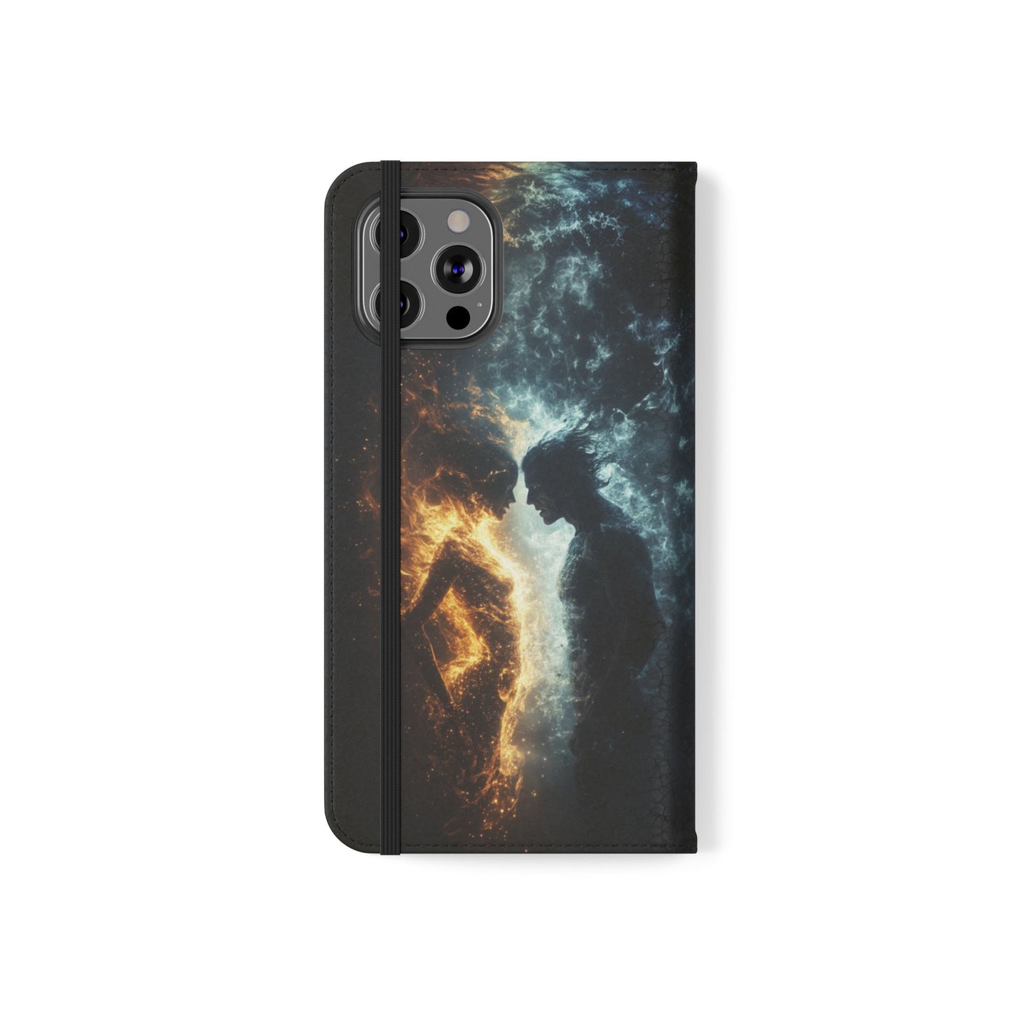 Fire & Frost Lovers - Wallet Flip Case