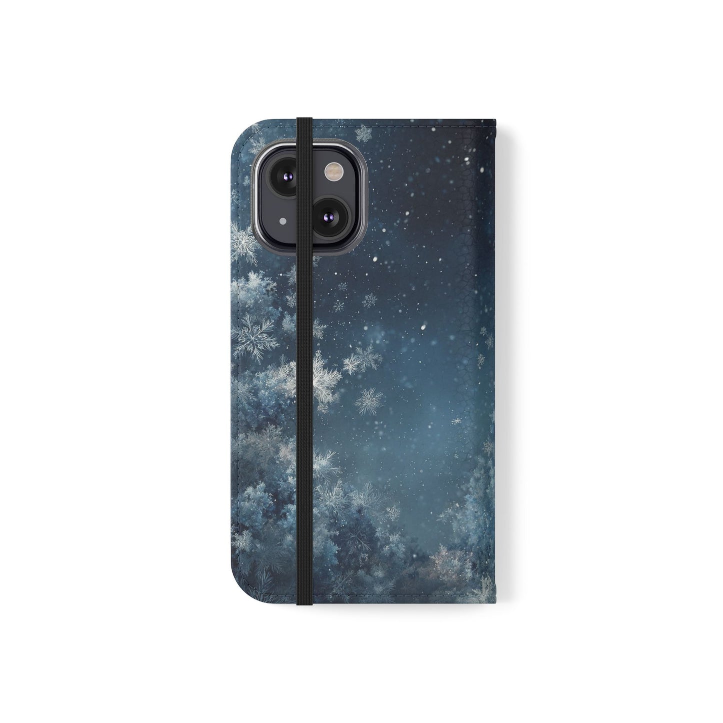 Winter Snowflakes - Wallet Flip Case