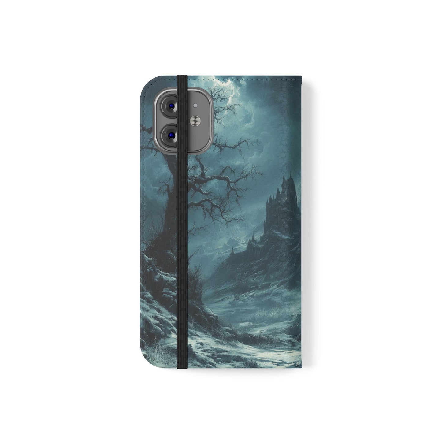 Stormy Castle - Wallet Flip Case