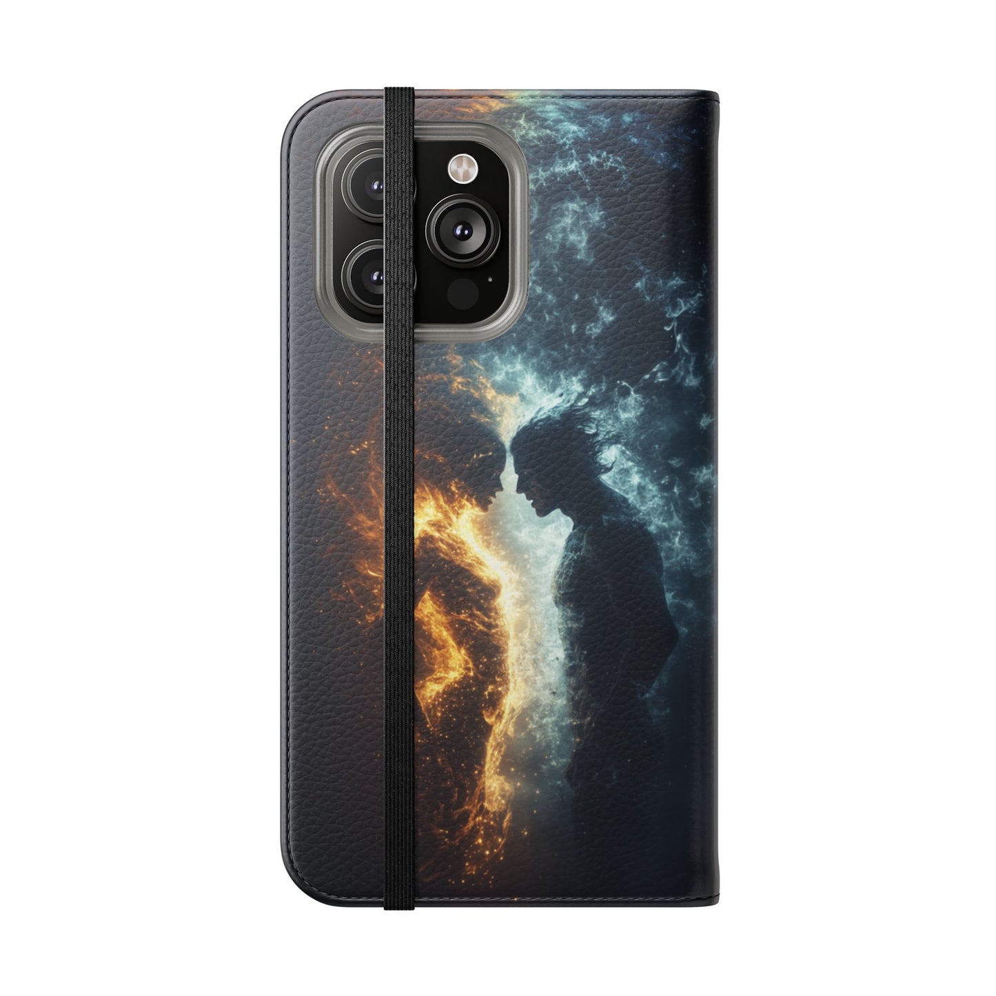 Fire & Frost Lovers - Wallet Flip Case