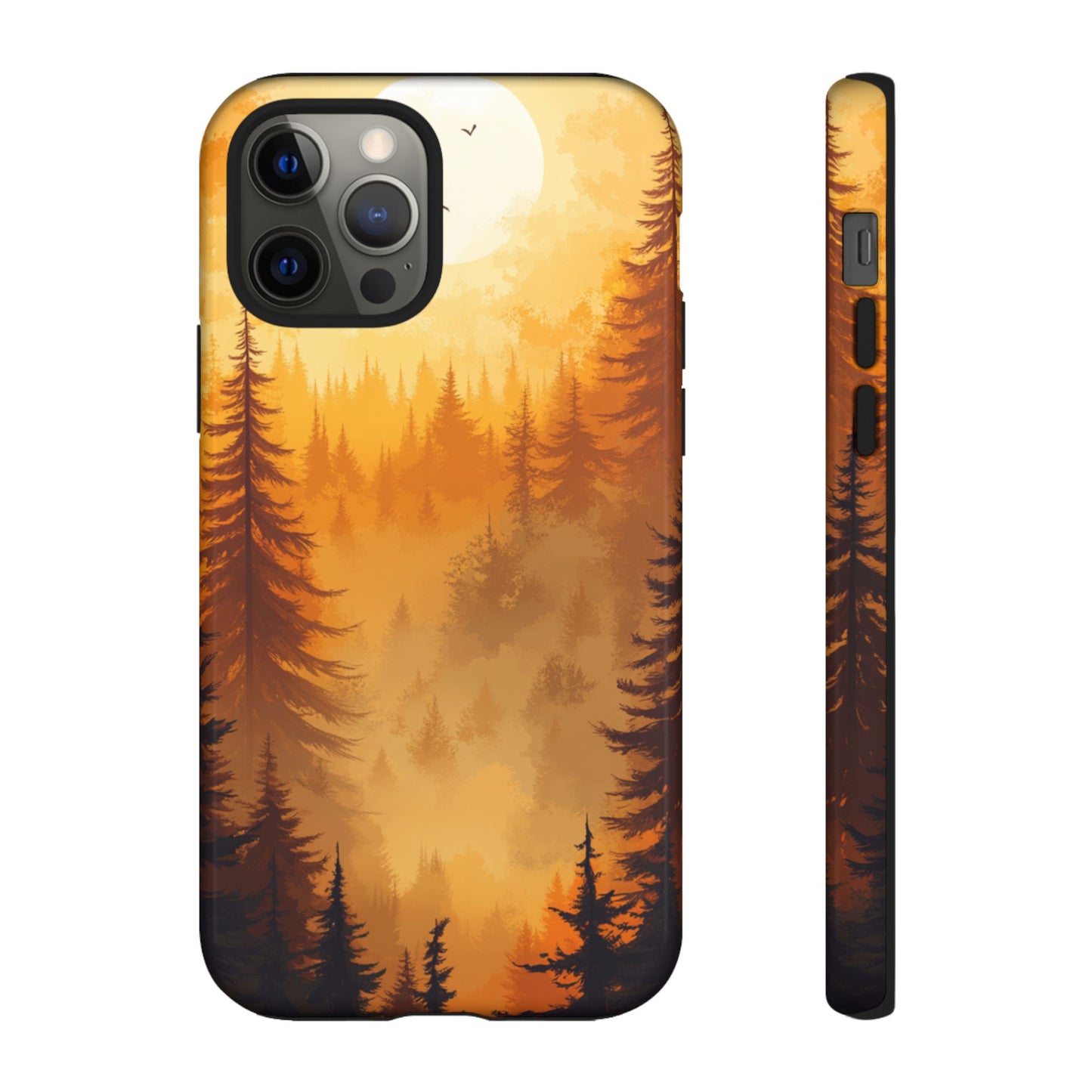 Golden Forest Silhouette – Tough iPhone Case