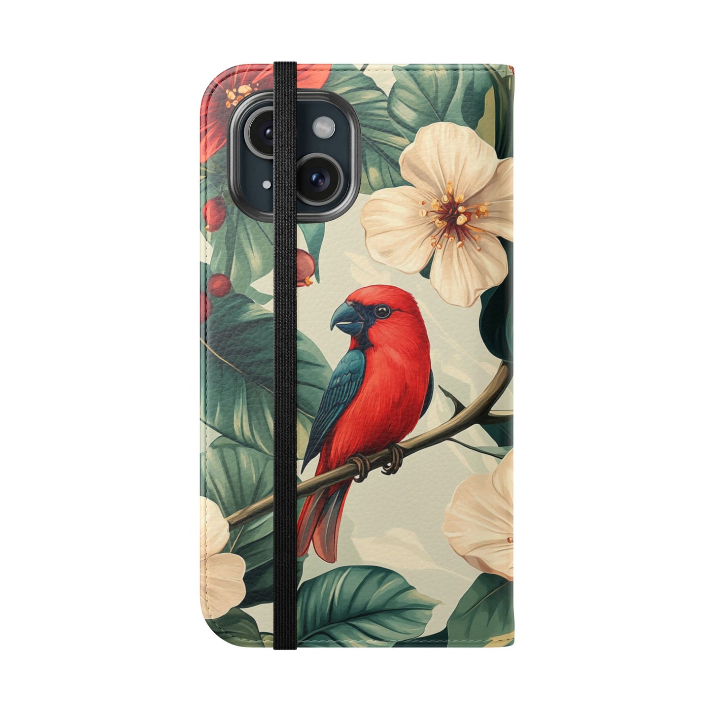 Scarlet Songbird - Wallet Flip Case