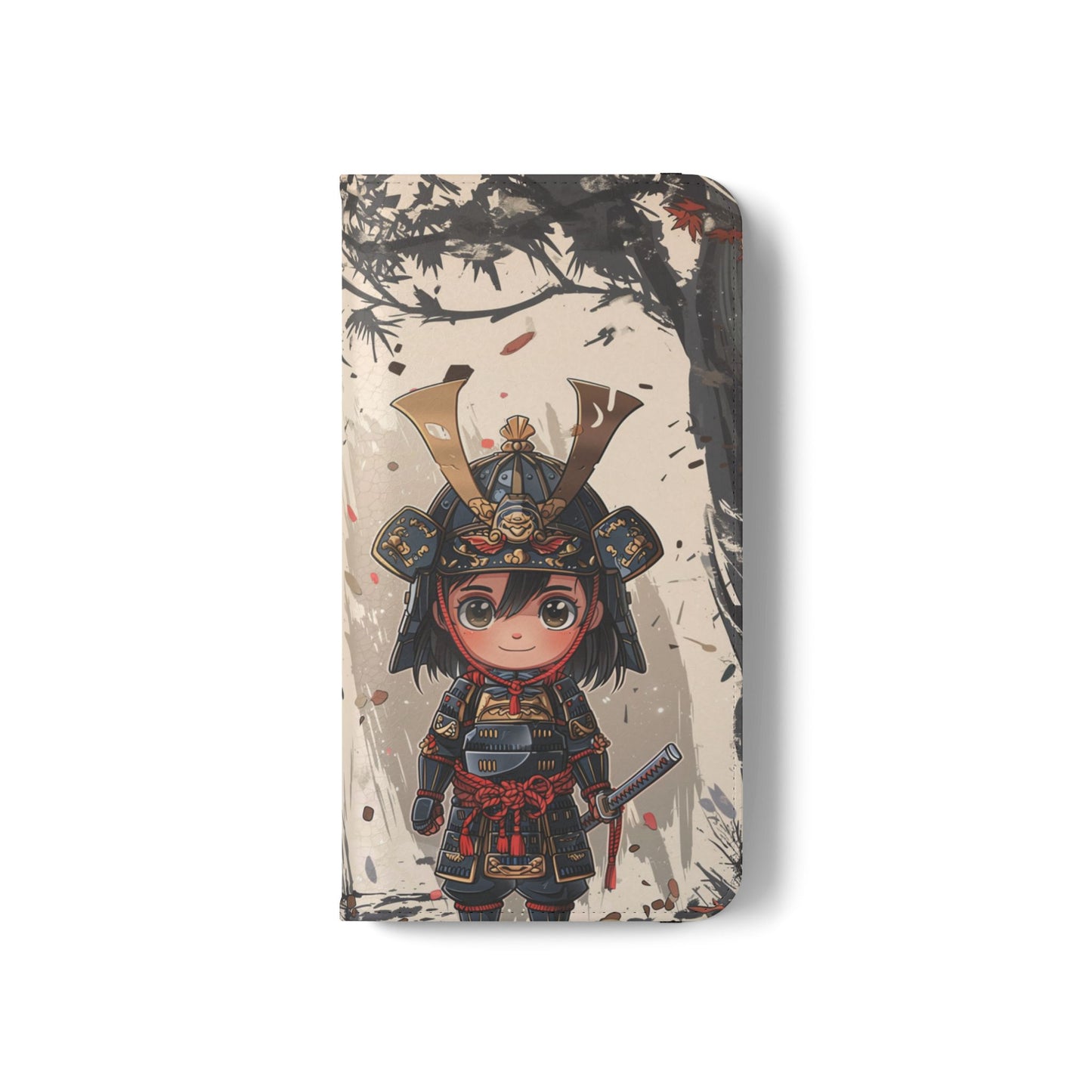Chibi Samurai - Wallet Flip Case