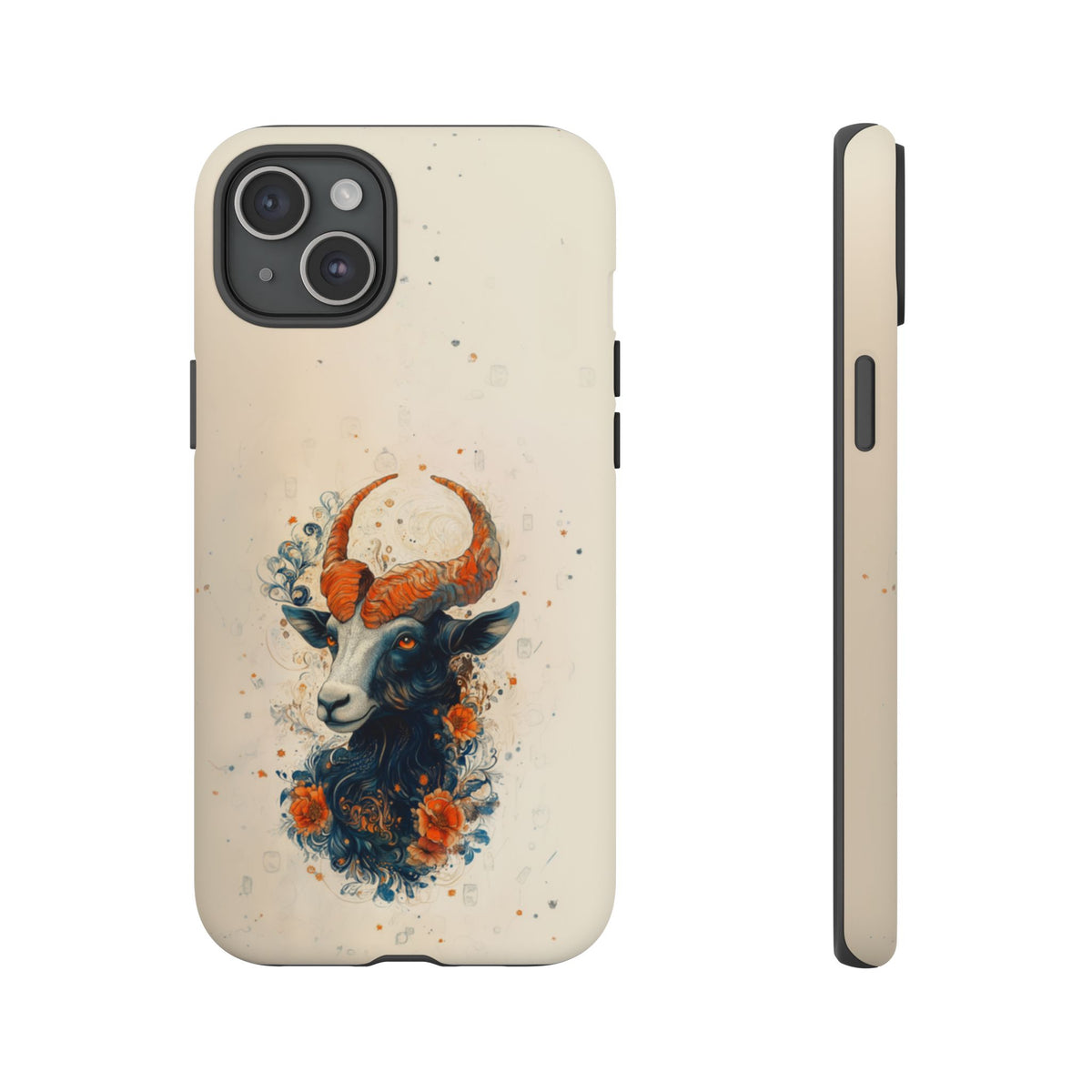 Capricorn Celestial Goat - Tough iPhone Case