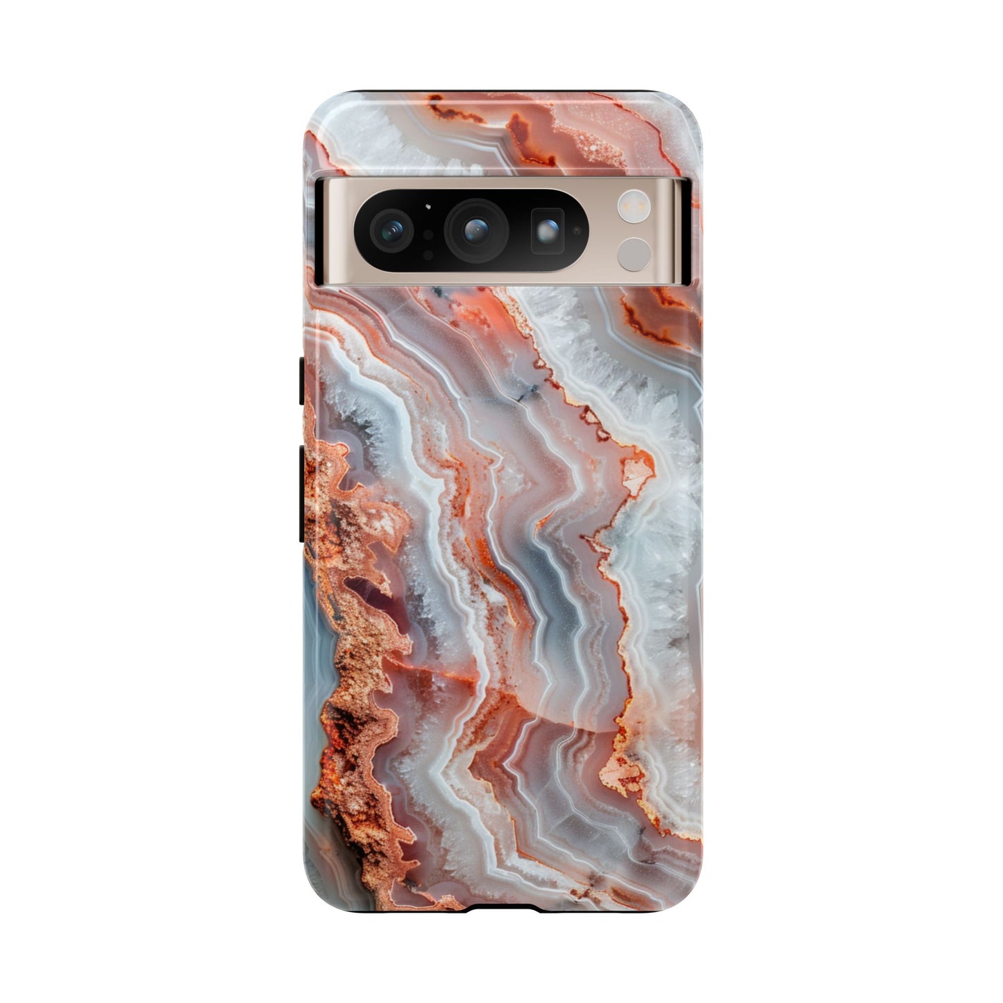 Rose Agate Currents – Tough Google Pixel Case