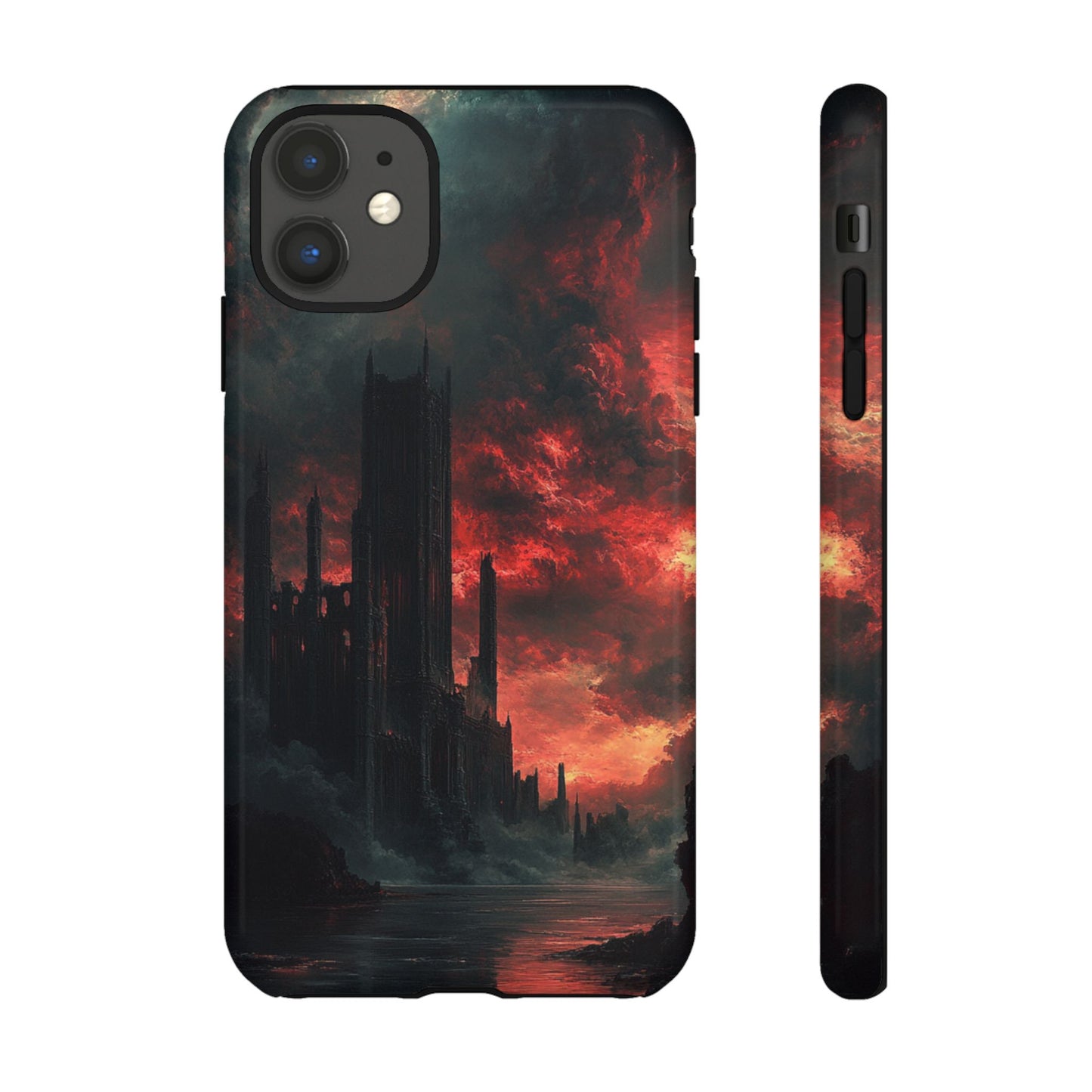 Crimson Dread Citadel – Tough iPhone Case