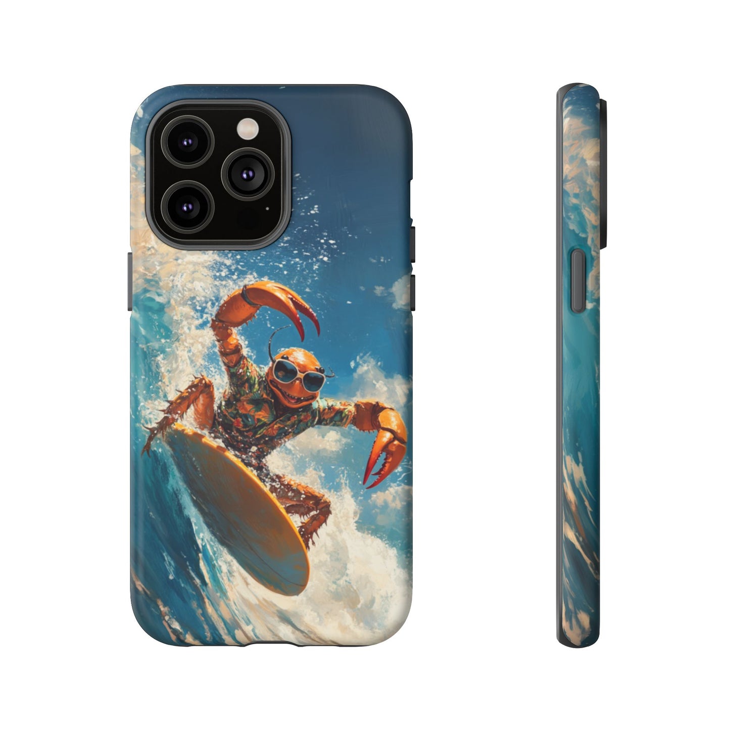 Surfing Crab - Tough iPhone Case