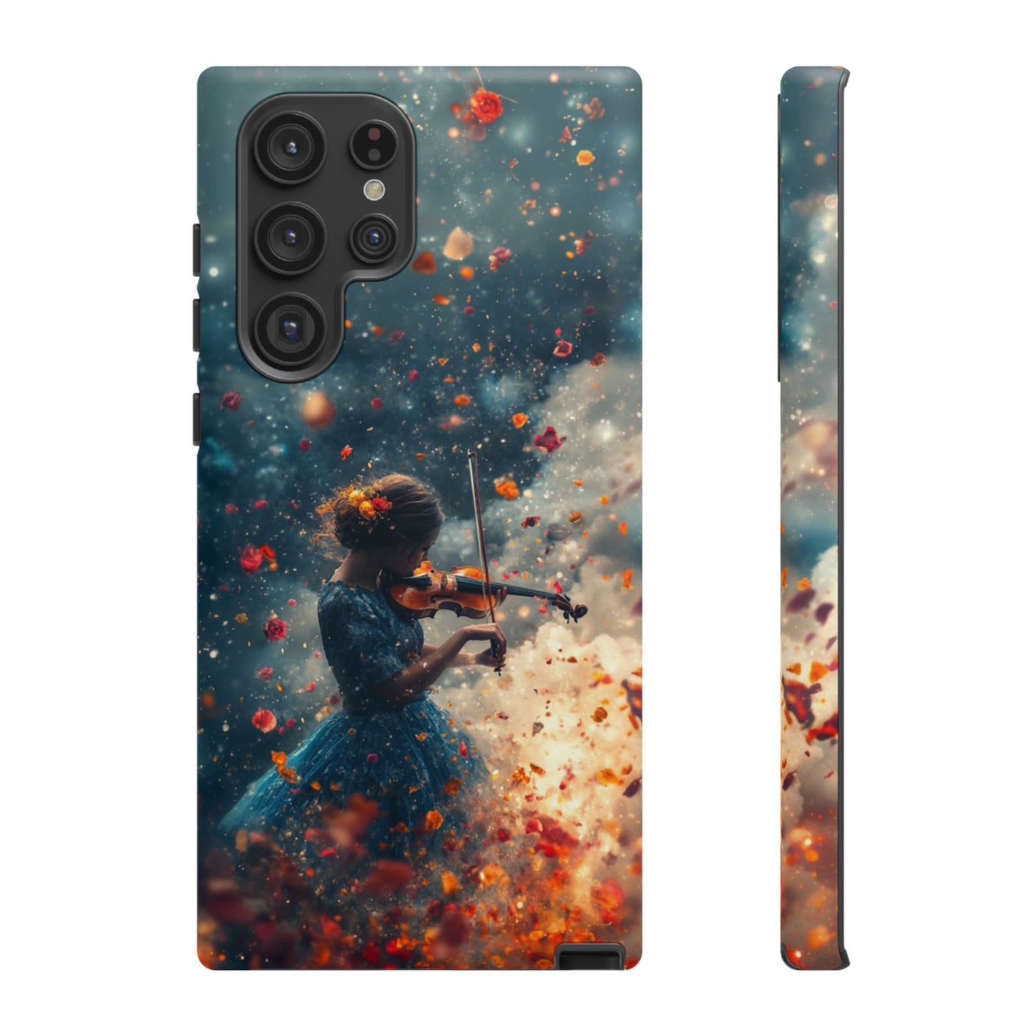 Petal Breeze Violinist Phone Case - iPhone, Google Pixel, Samsung Galaxy