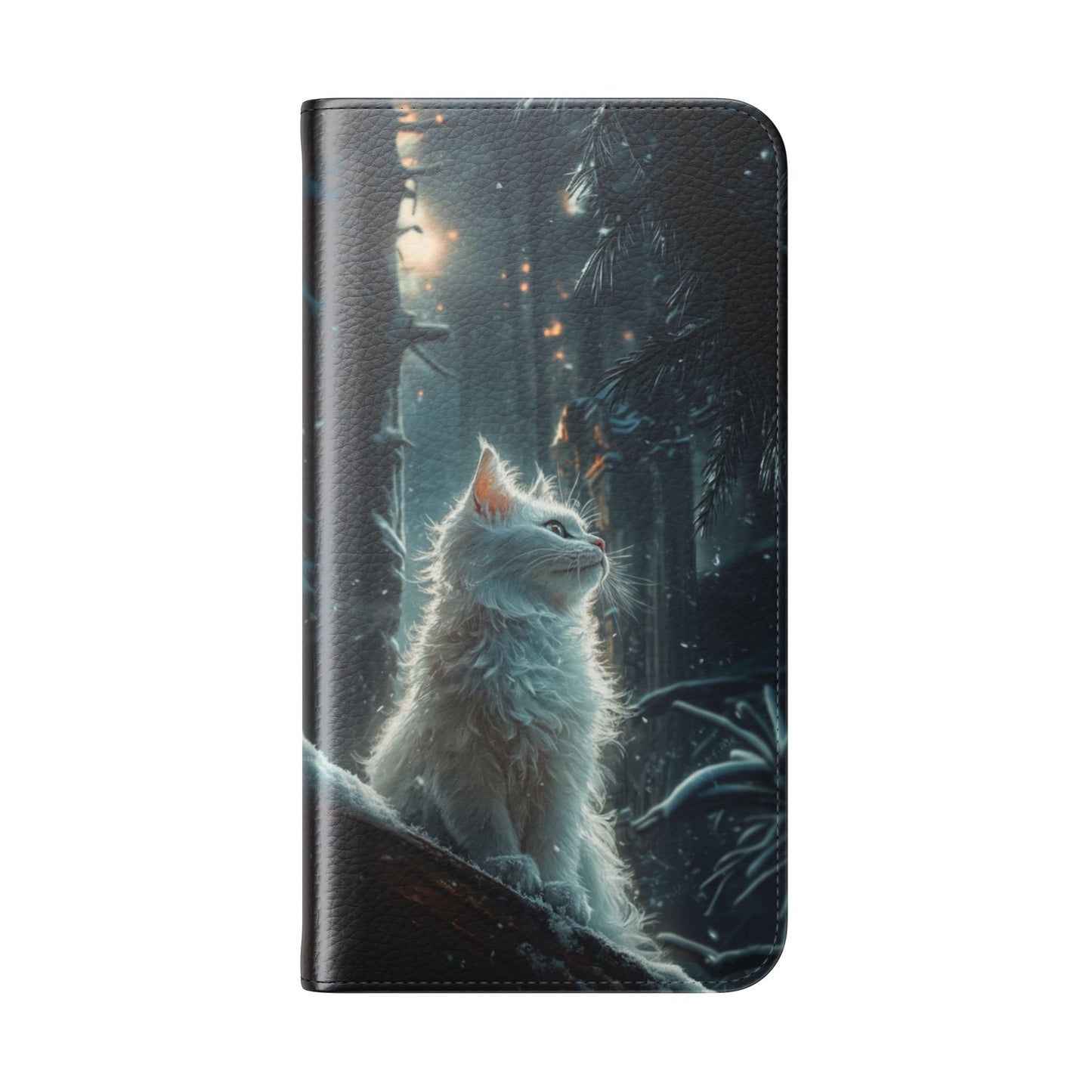 Winter Spirit Cat - Wallet Flip Case