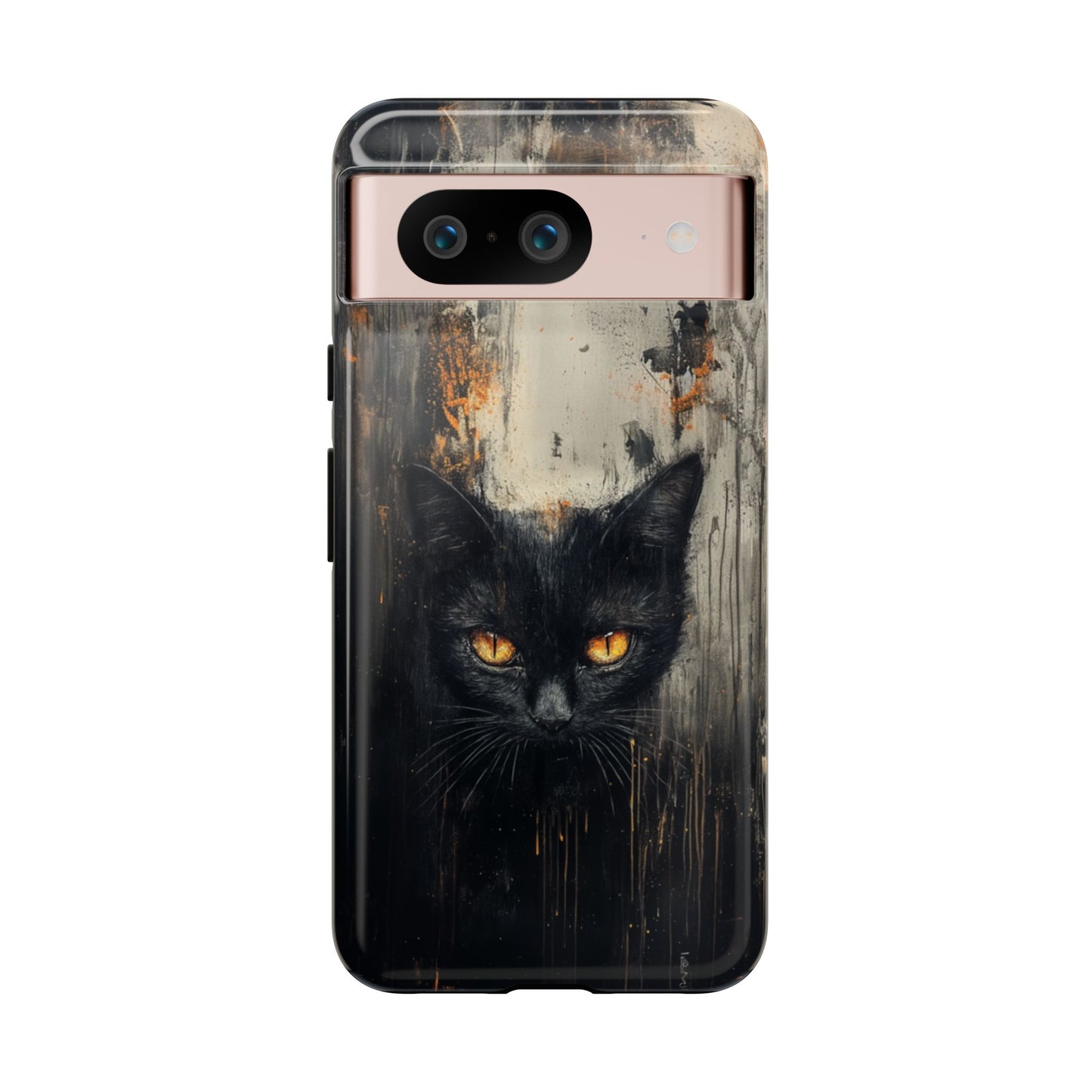 Black Cat Shadow Gaze - Tough Google Pixel Case