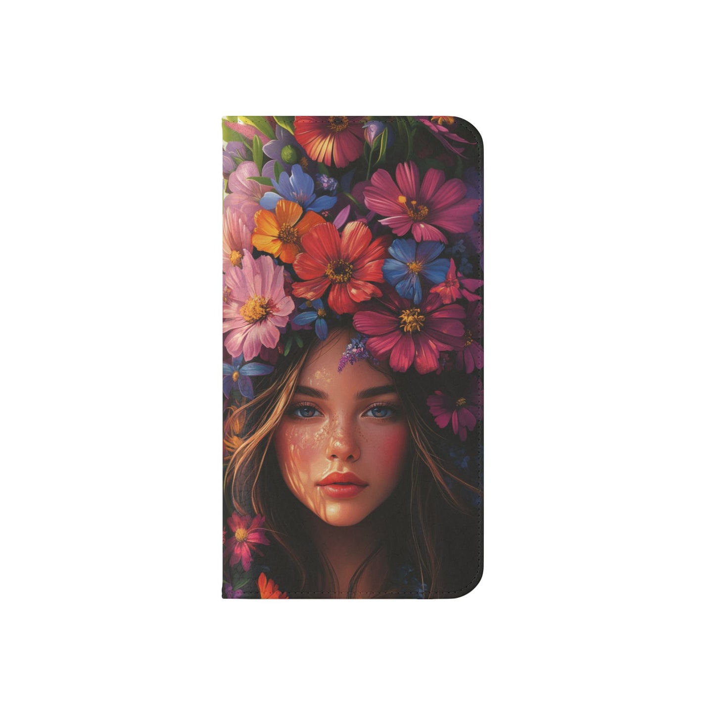 Floral Crown Muse - Wallet Flip Case
