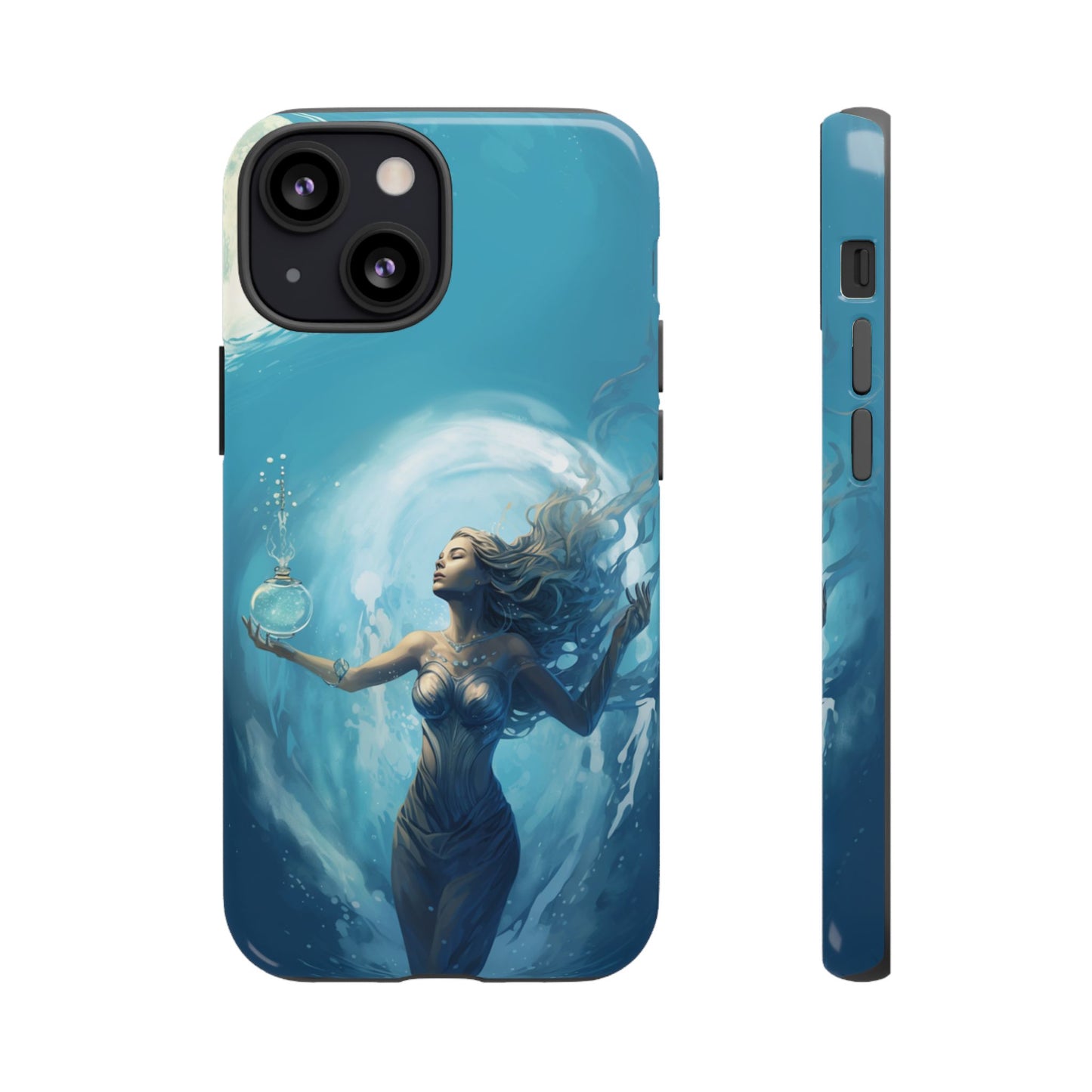 Aquarius Lunar Water Bearer Phone Case – iPhone, Google Pixel, Samsung Galaxy