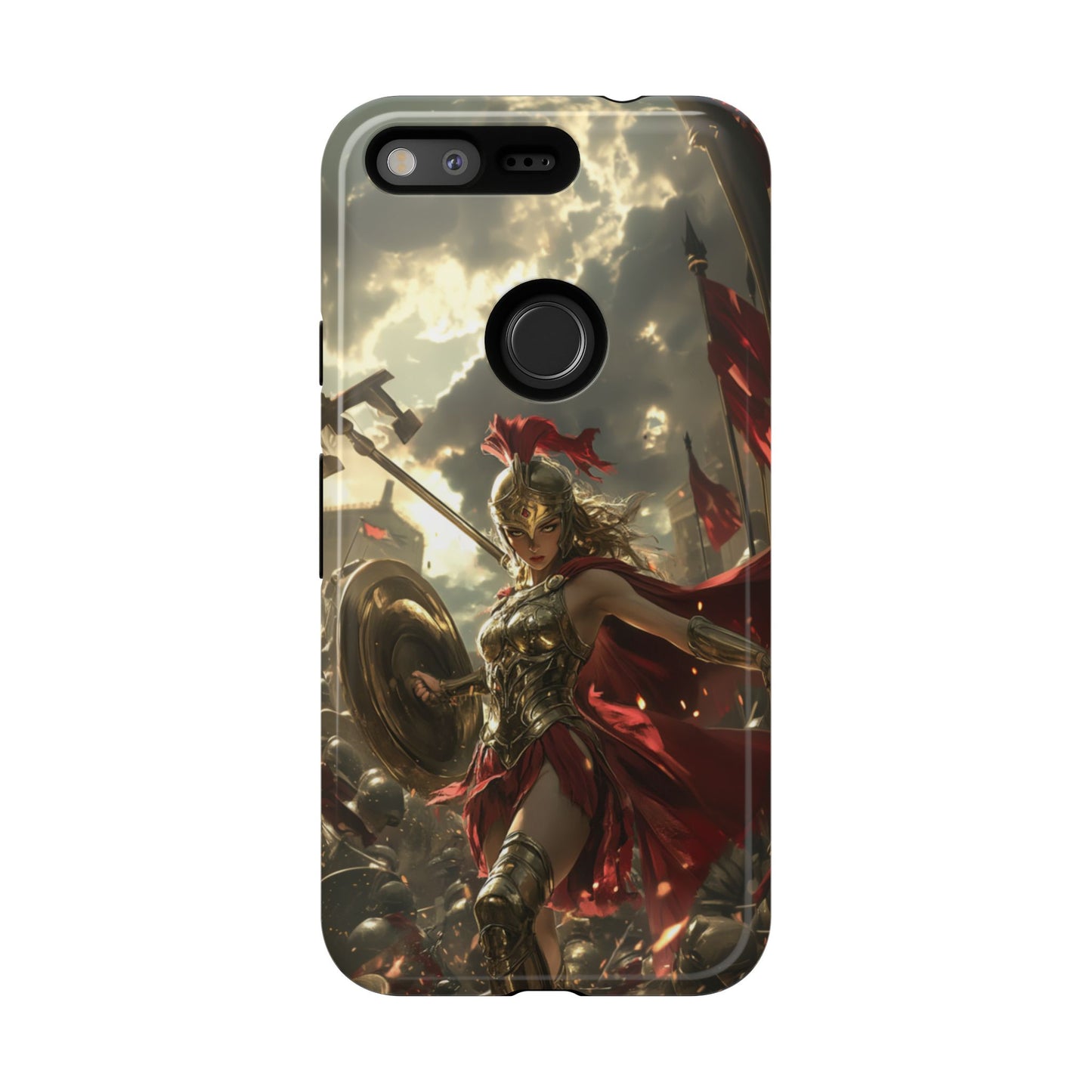 Athena Crimson Vanguard – Tough Google Pixel Case
