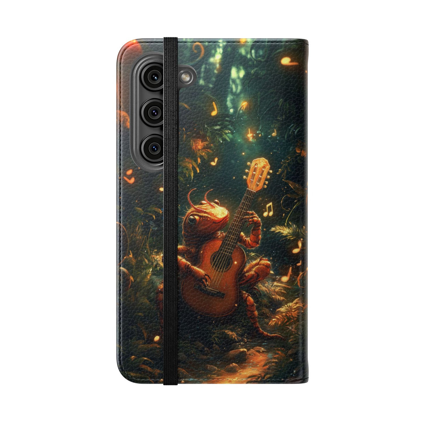 Serenade Forest Guitarist - Wallet Flip Case