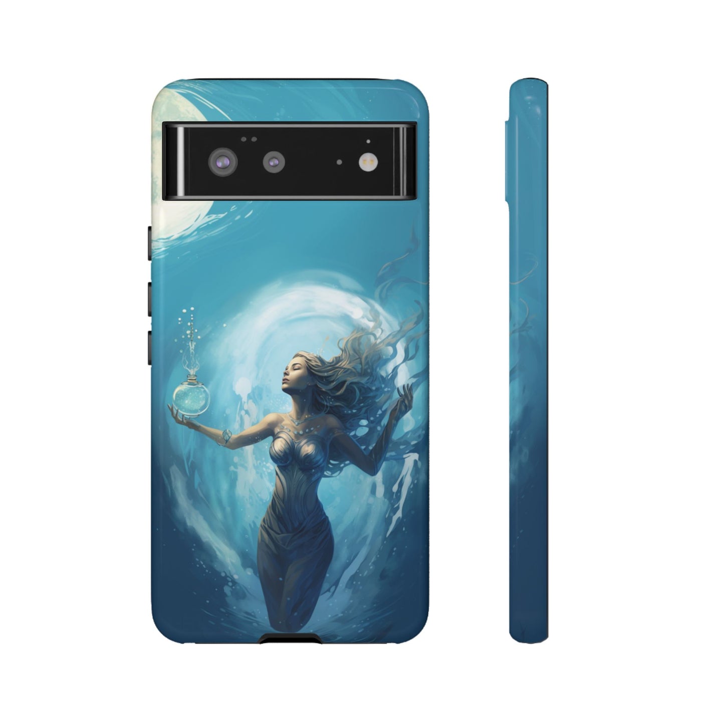 Aquarius Lunar Water Bearer Phone Case – iPhone, Google Pixel, Samsung Galaxy