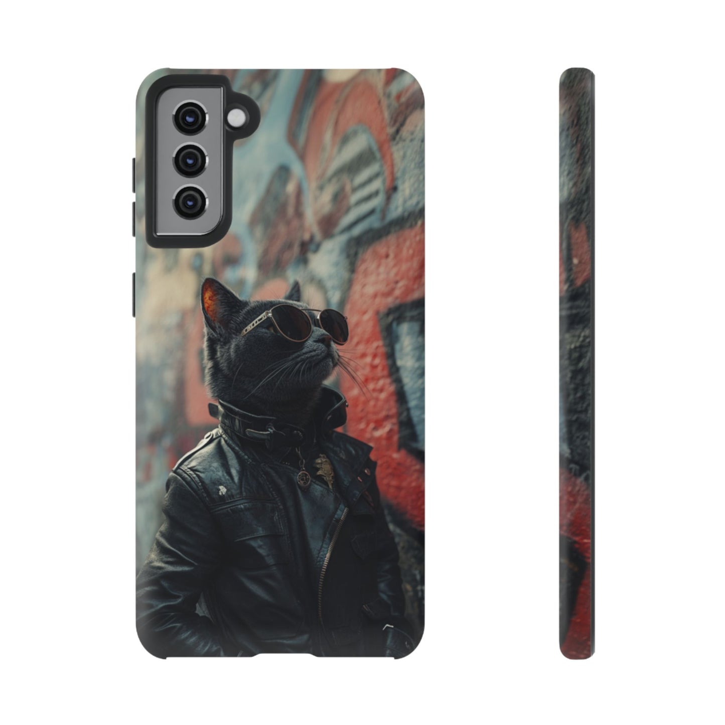 Punk Rock Cat Phone Case – iPhone, Google Pixel, Samsung Galaxy