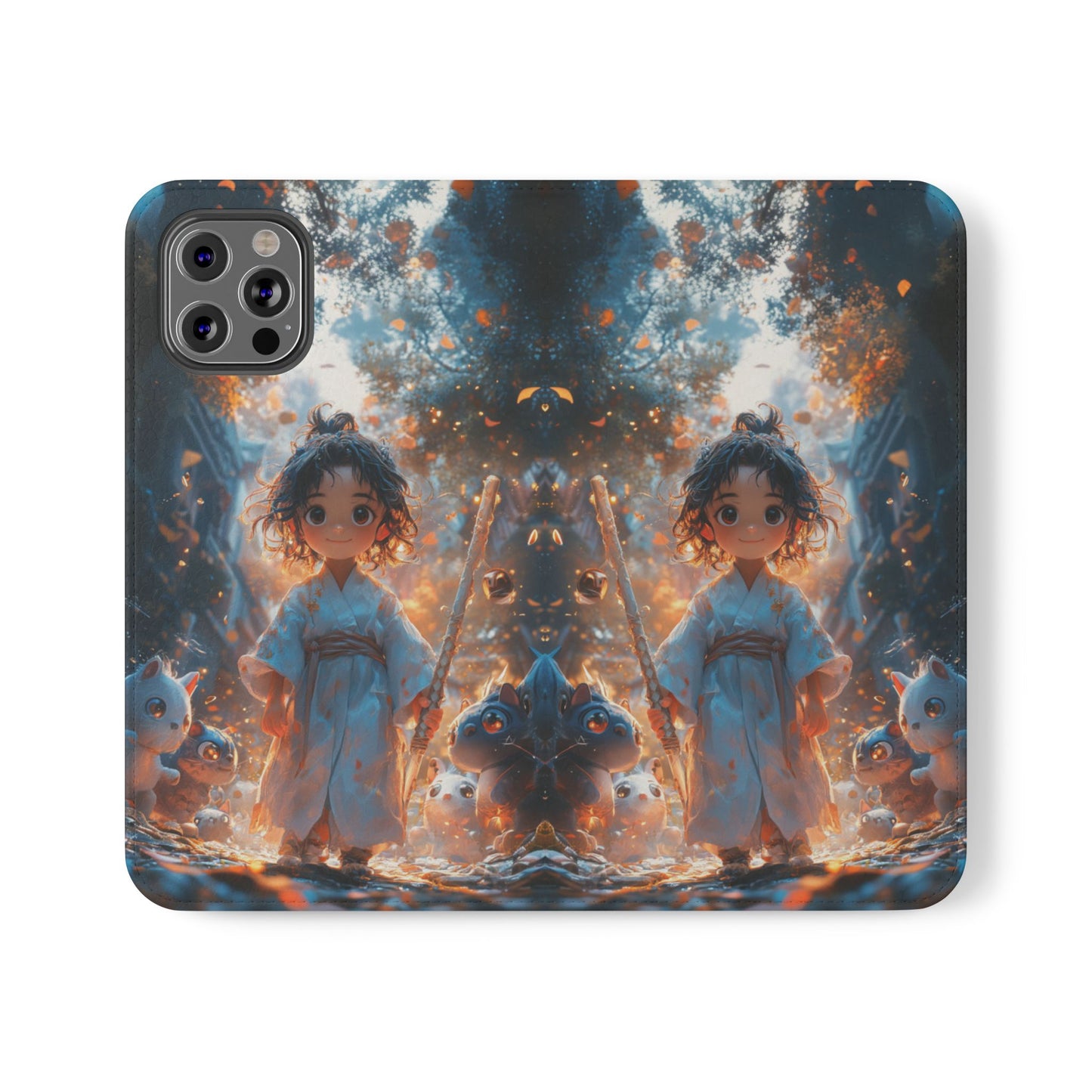 Forest Spirit Child - Wallet Flip Case