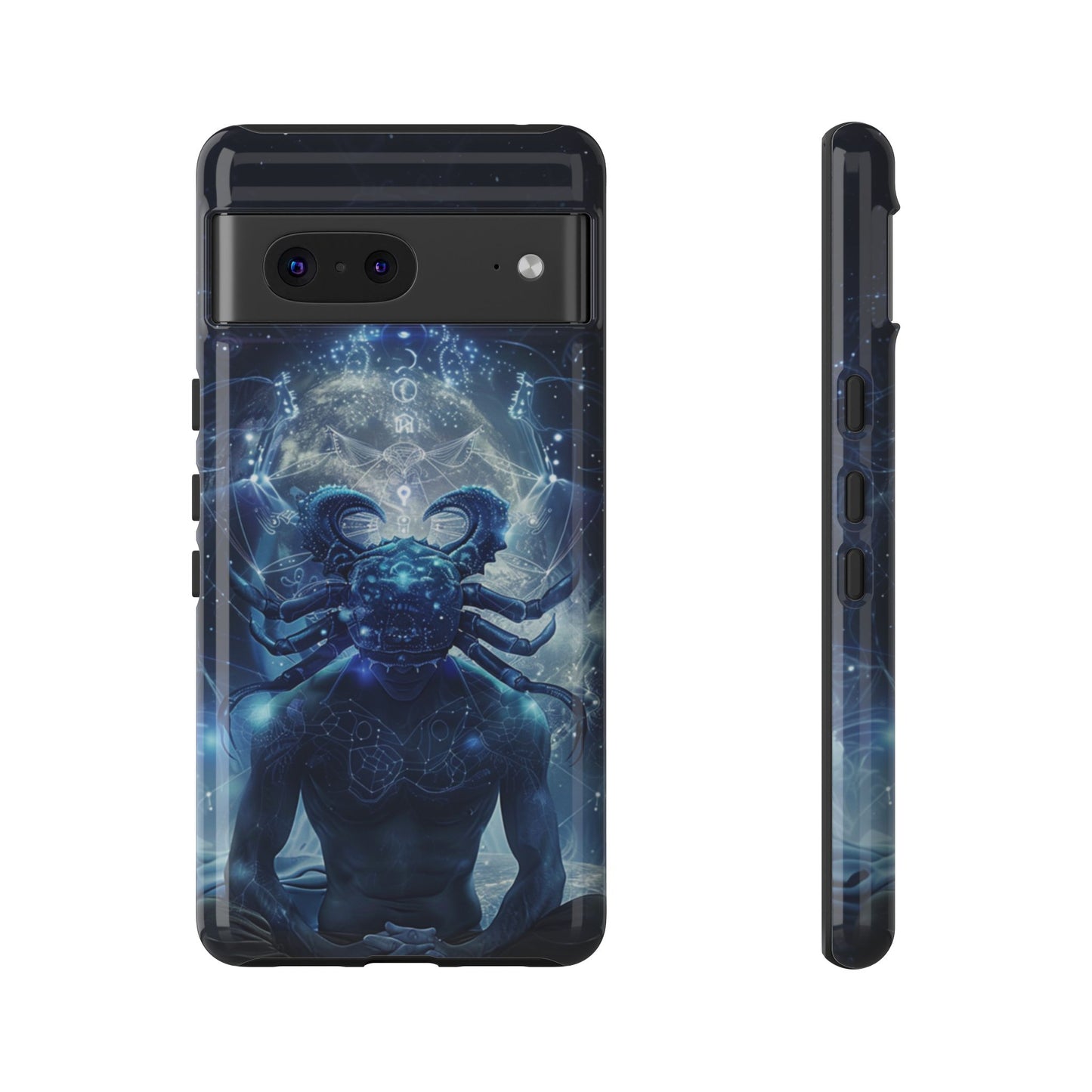 Celestial Cancer Guardian Phone Case – iPhone, Google Pixel, Samsung Galaxy