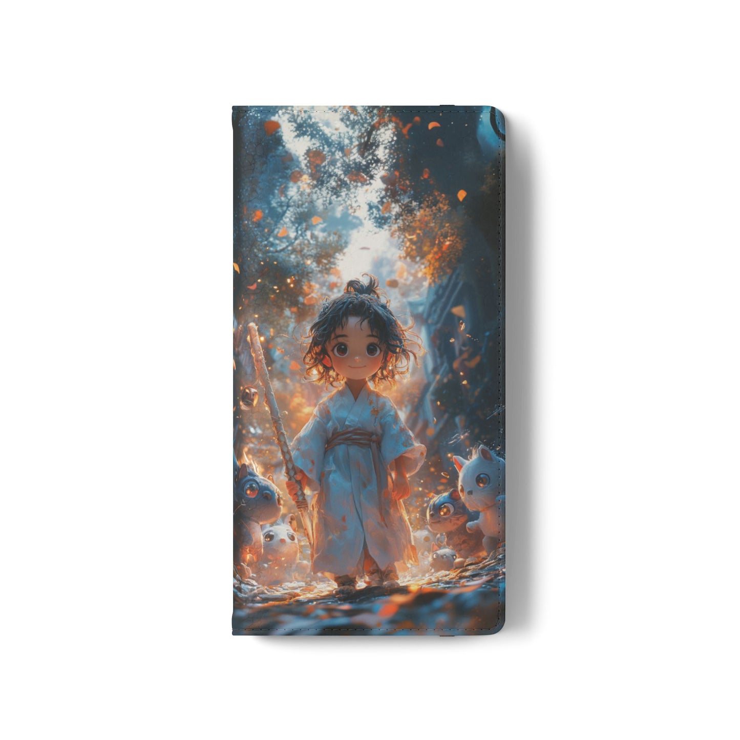 Forest Spirit Child - Wallet Flip Case