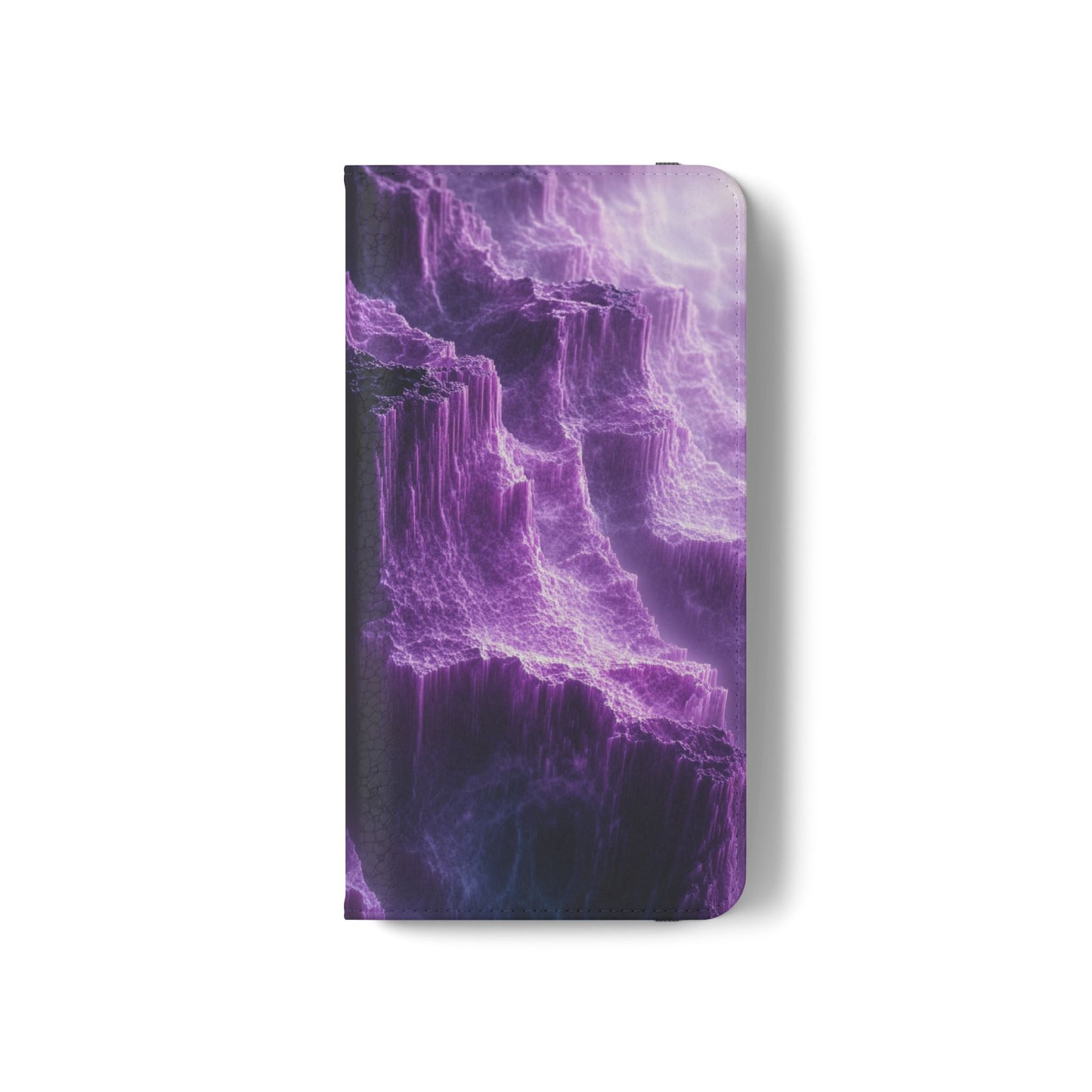 Purple Crystal Canyon - Wallet Flip Case